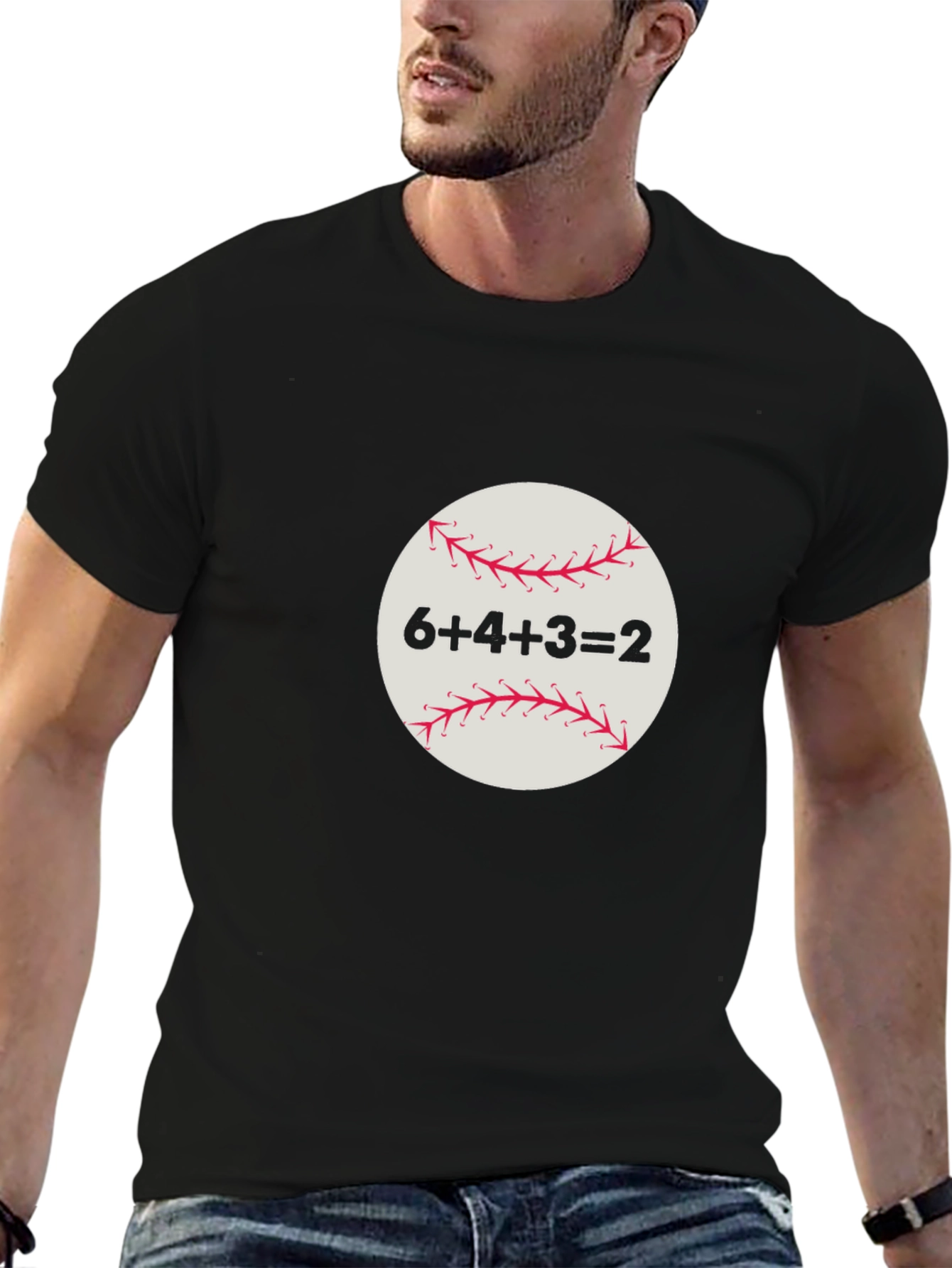 Baseball Math Equation Graphic Tee