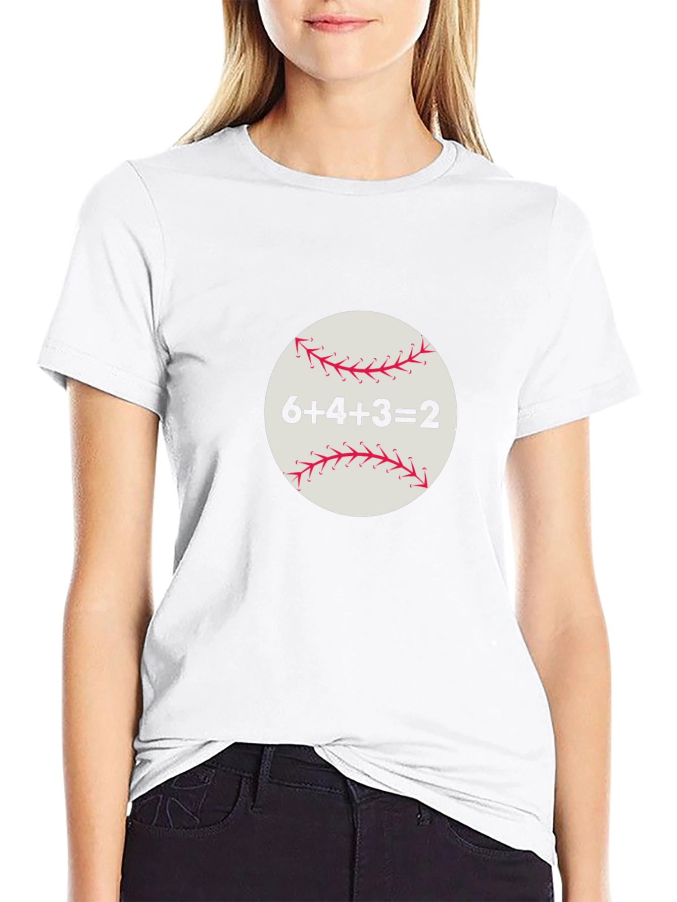 Baseball Math Equation Graphic Tee