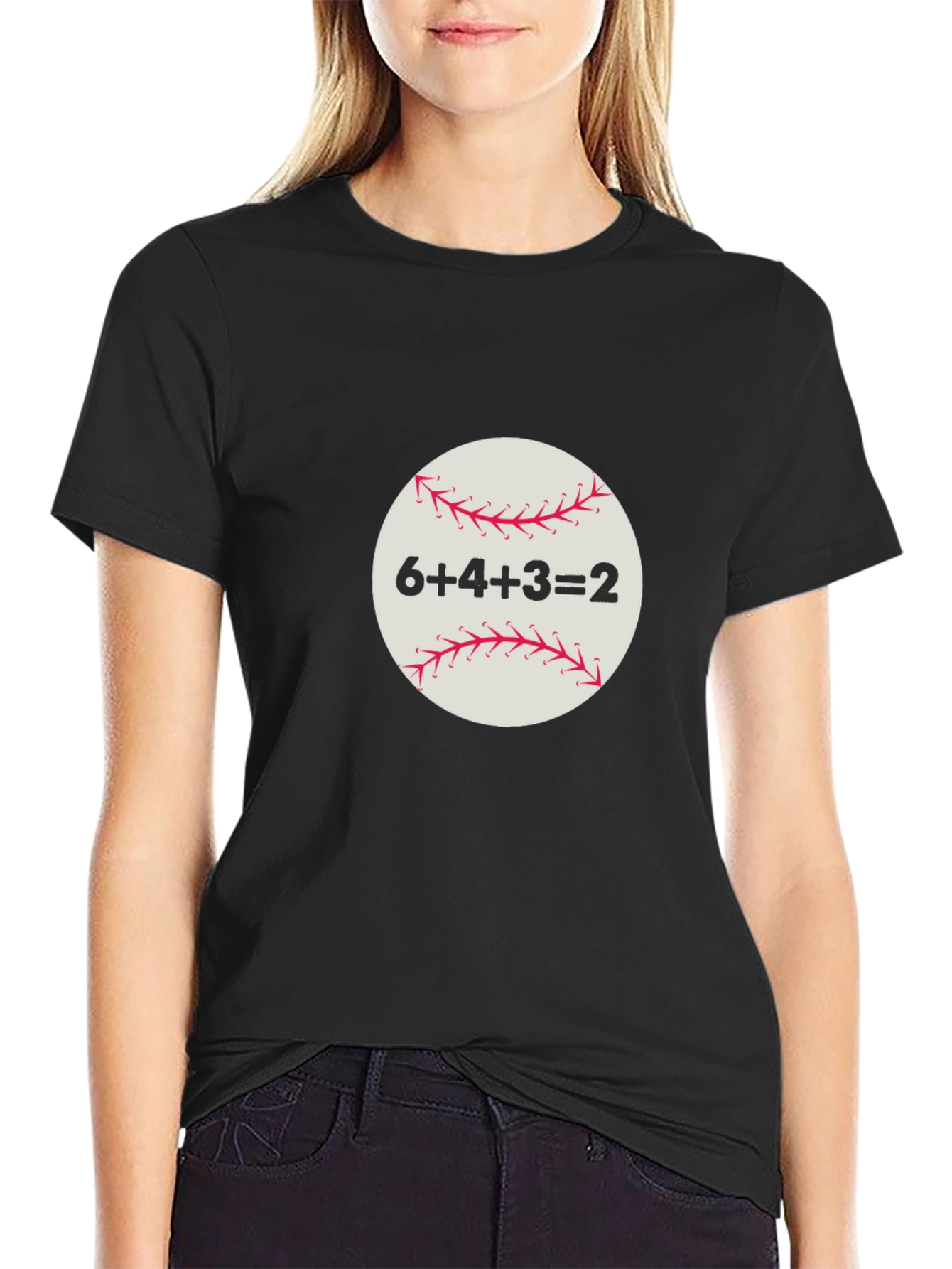 Baseball Math Equation Graphic Tee