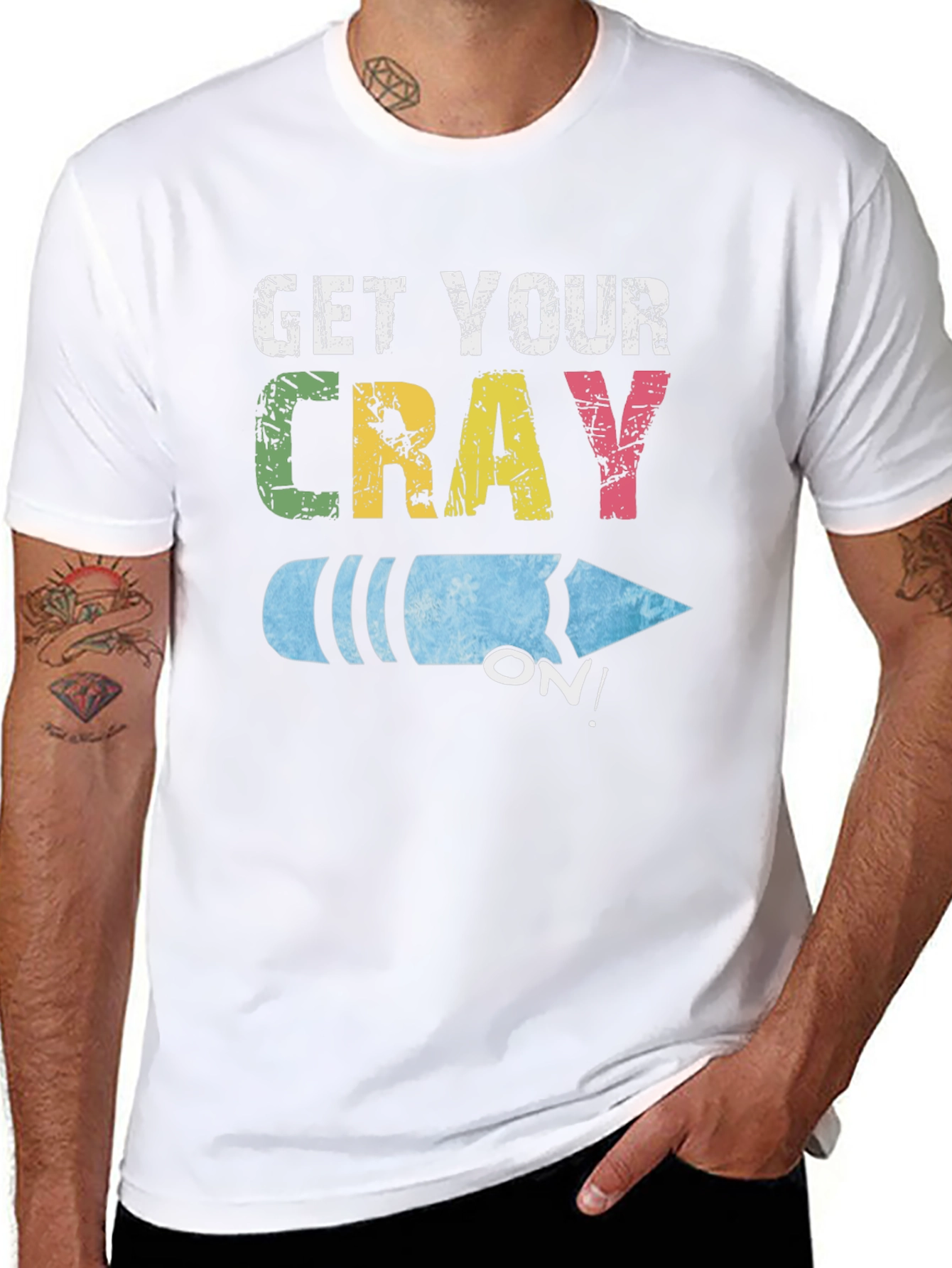 Get Your Cray On! Novelty Graphic Tee