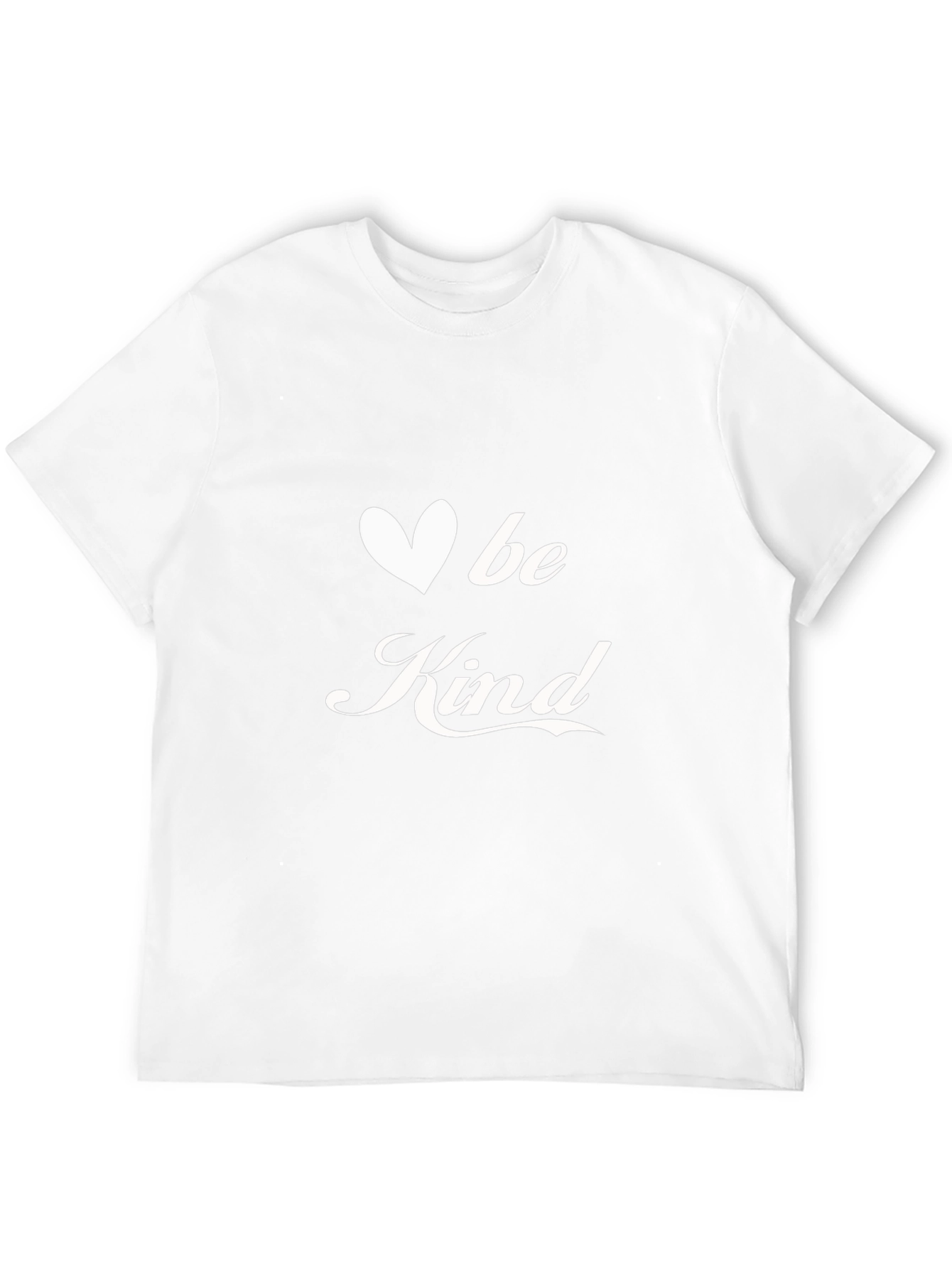 Be Kind Graphic Tee - Heart Design Black Shirt