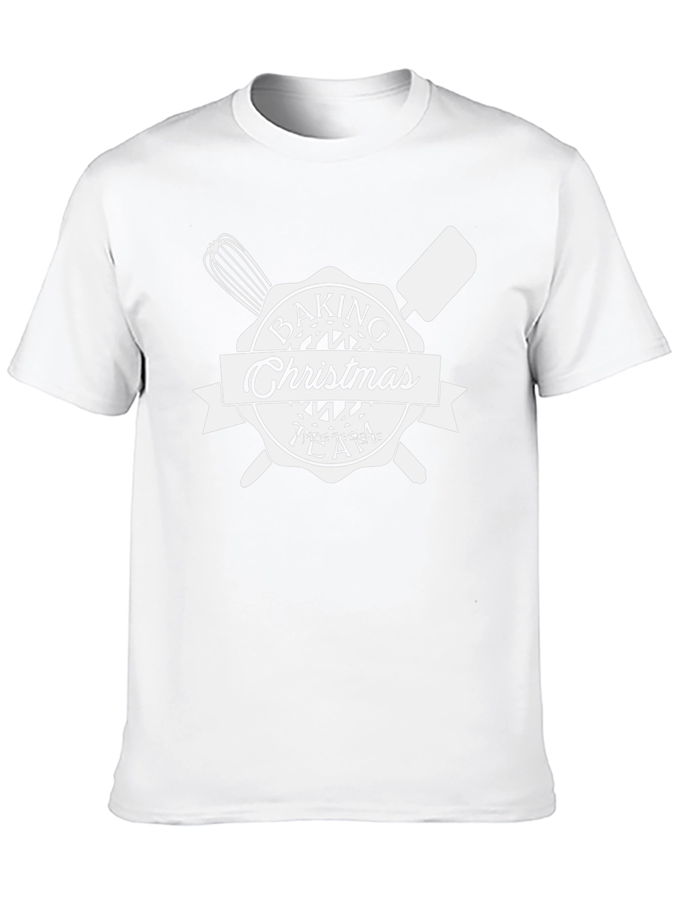 Baking Christmas Team Black T-Shirt