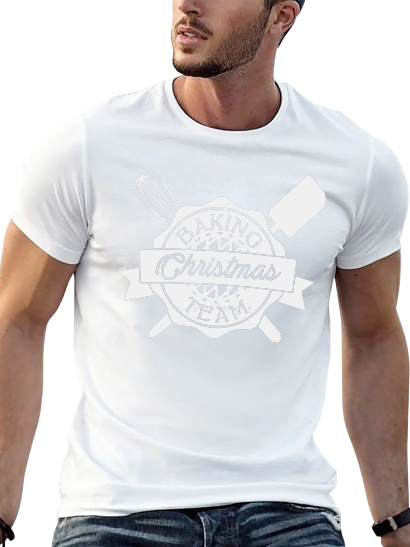 Baking Christmas Team Black T-Shirt