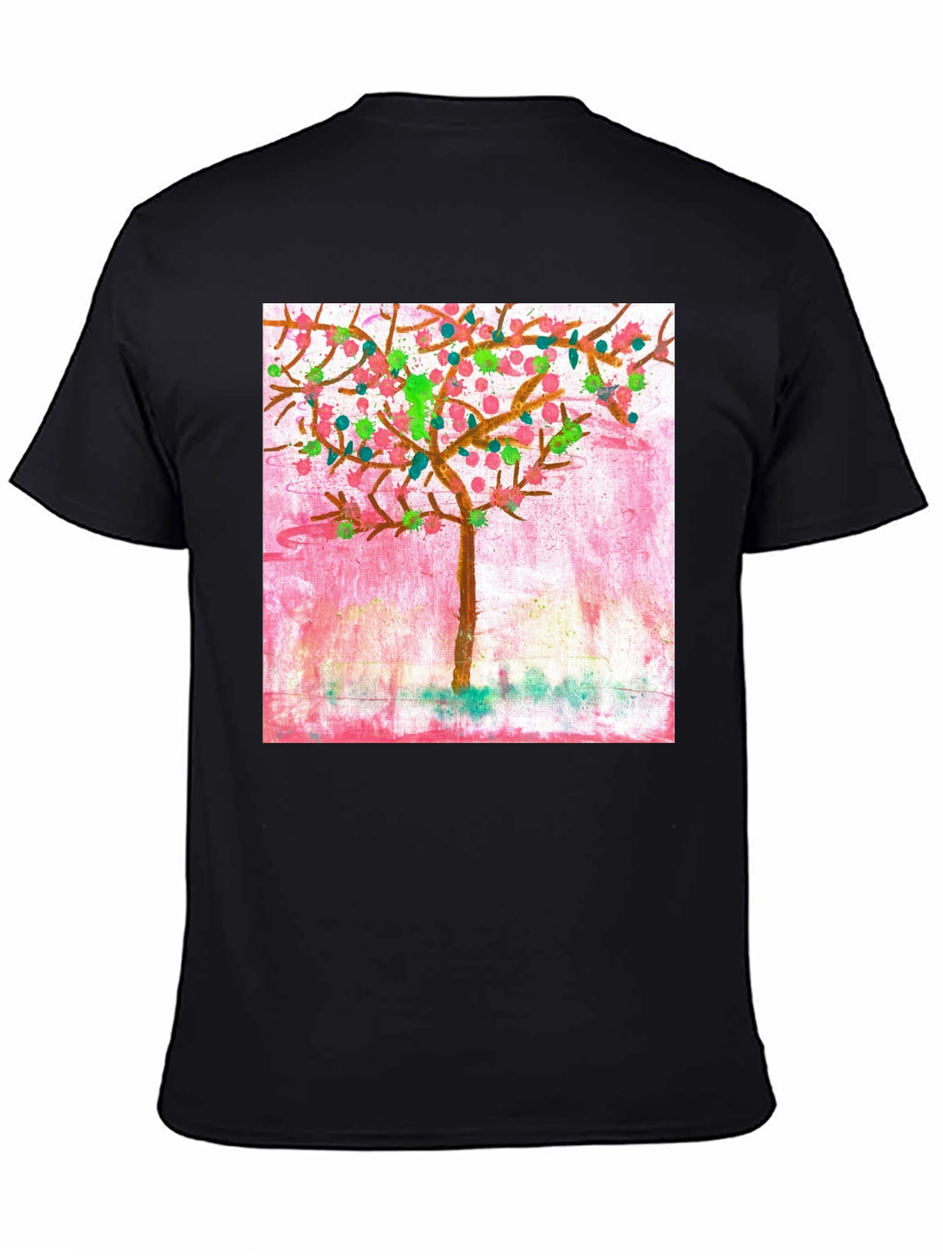 Whimsical Painted Tree Graphic Tee