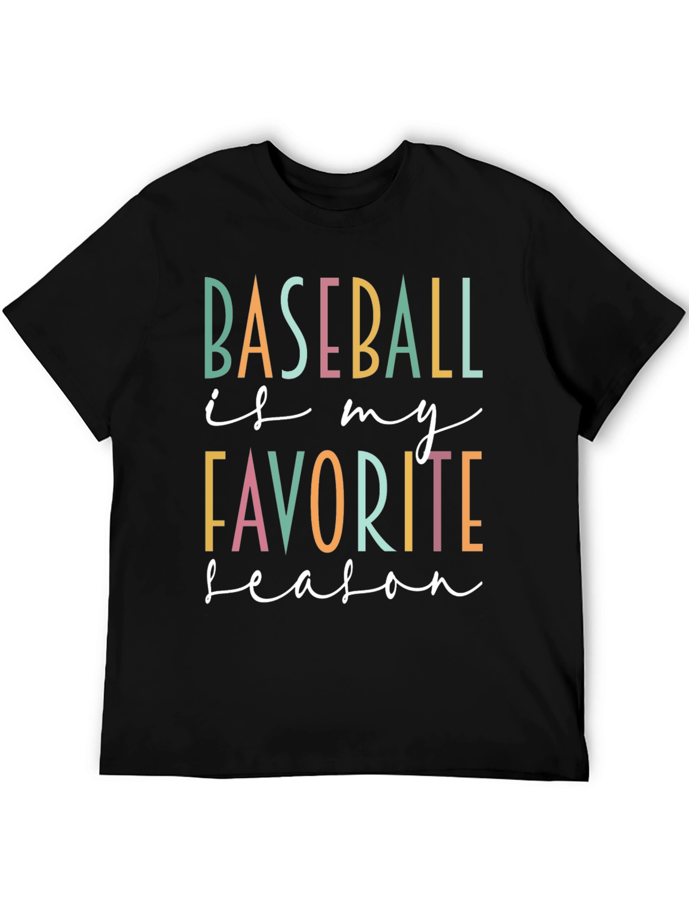 Baseball is My Favorite Season Graphic Tee