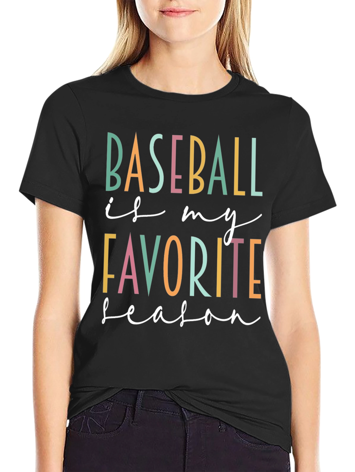 Baseball is My Favorite Season Graphic Tee