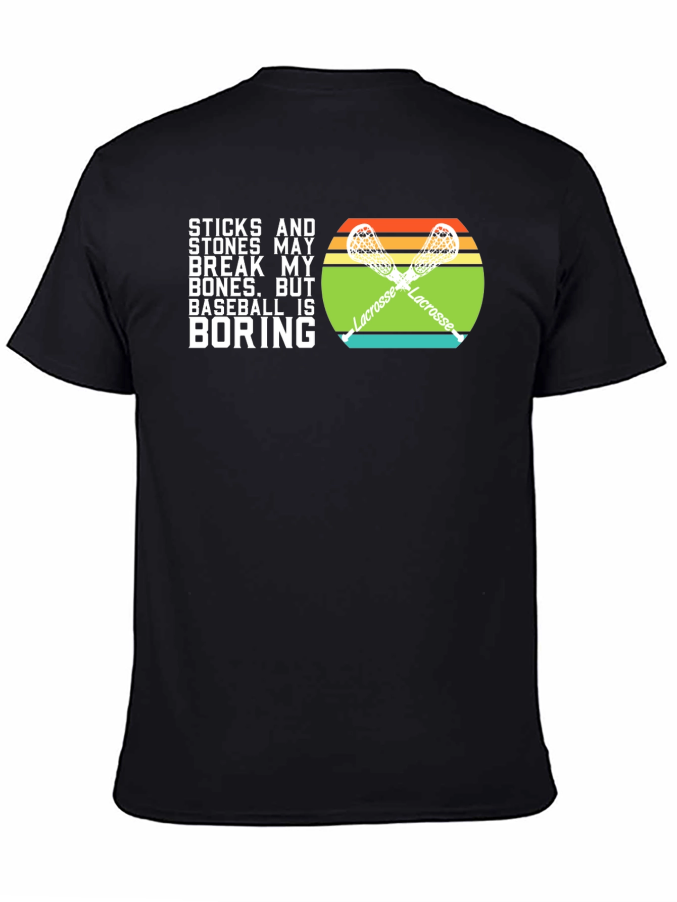 Lacrosse vs Baseball T-Shirt