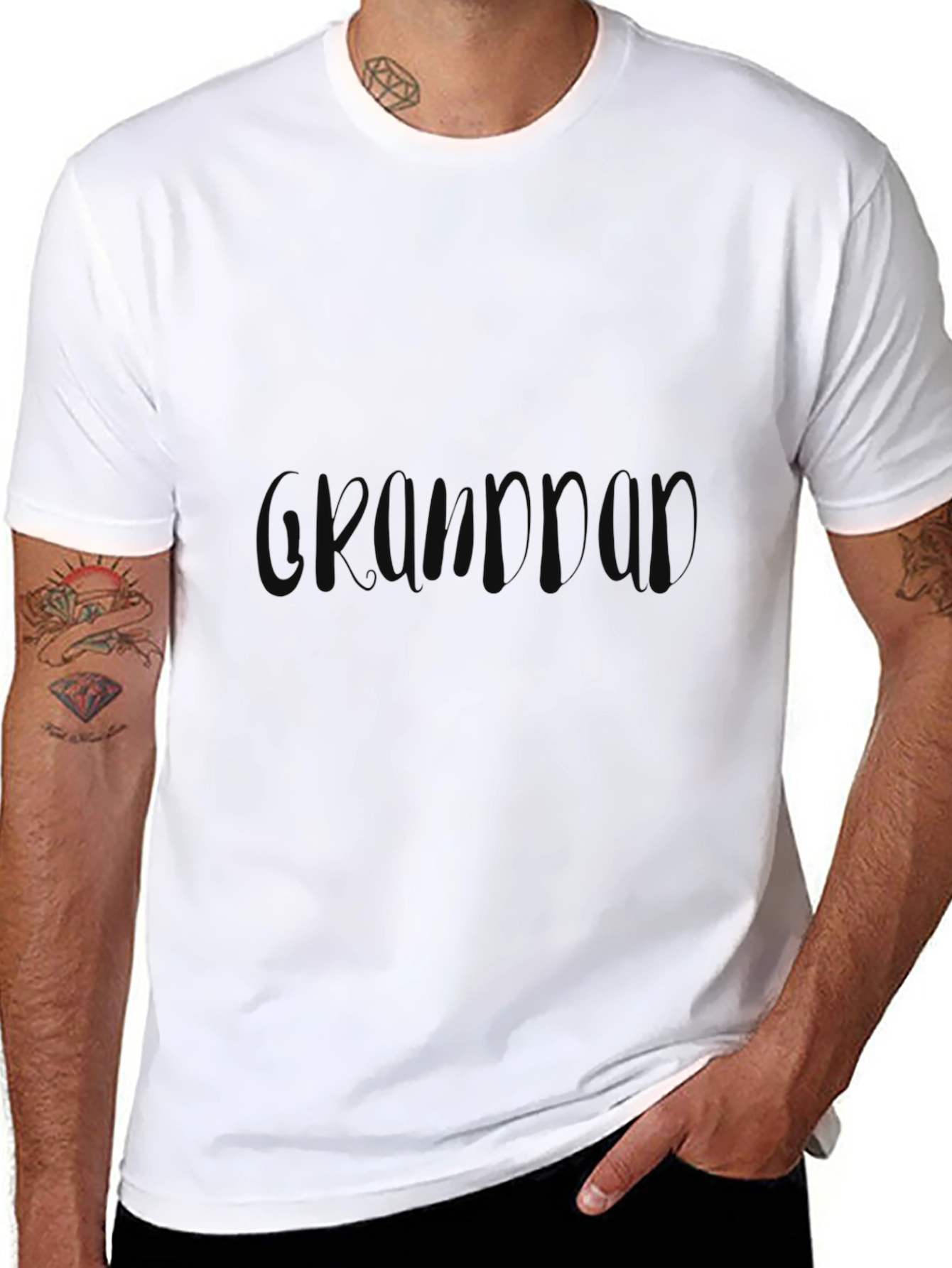 Mens Black Grampon Graphic Tee