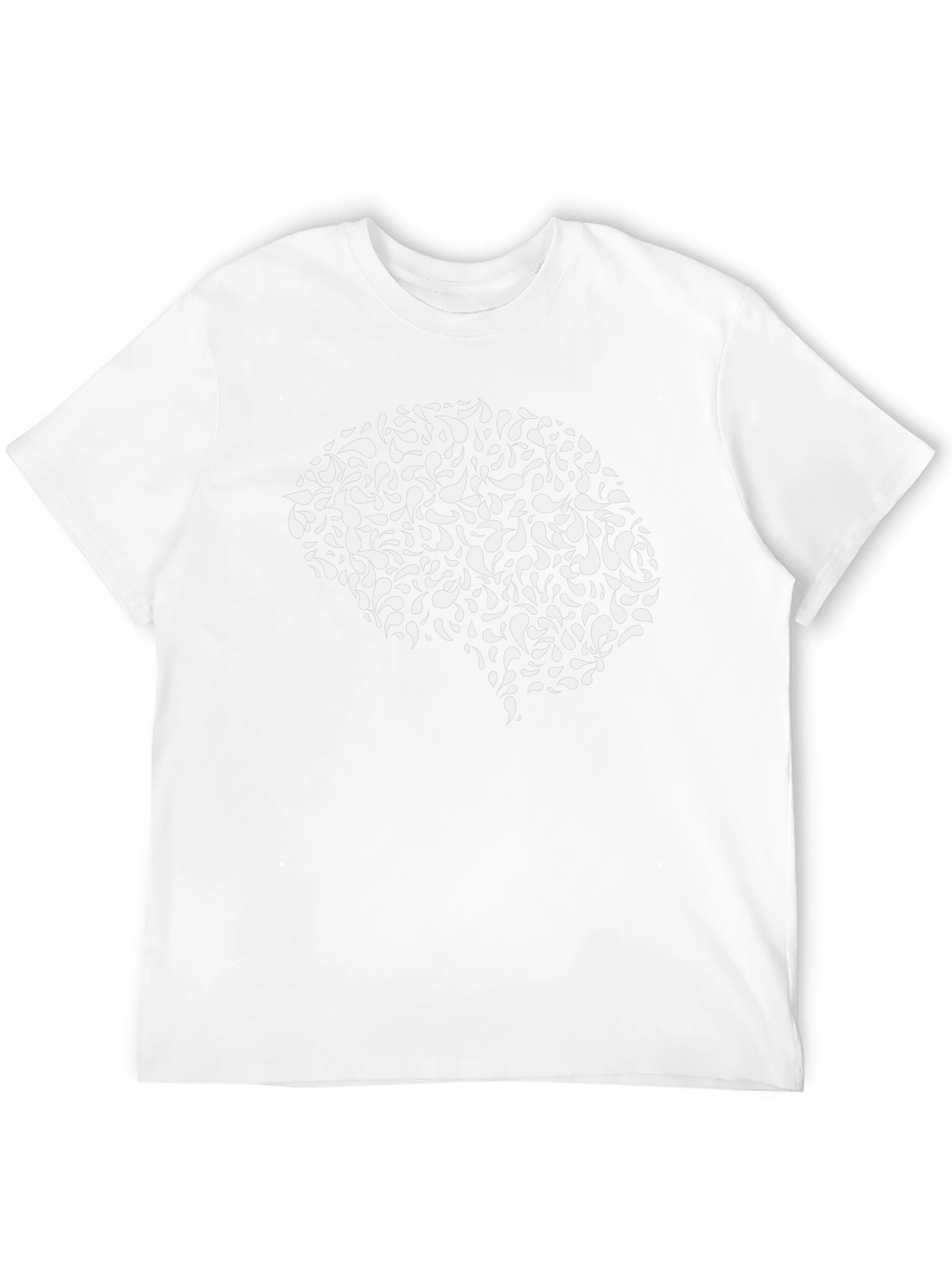 Brain Graphic Tee - Black Cotton T-Shirt
