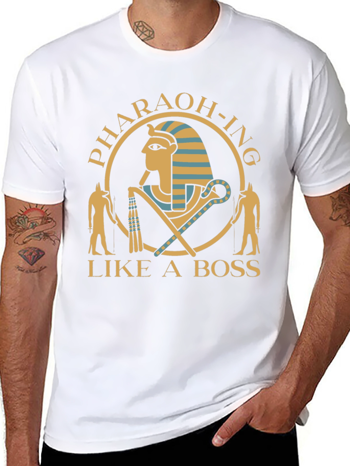 Pharaoh-ing Like A Boss Black T-Shirt