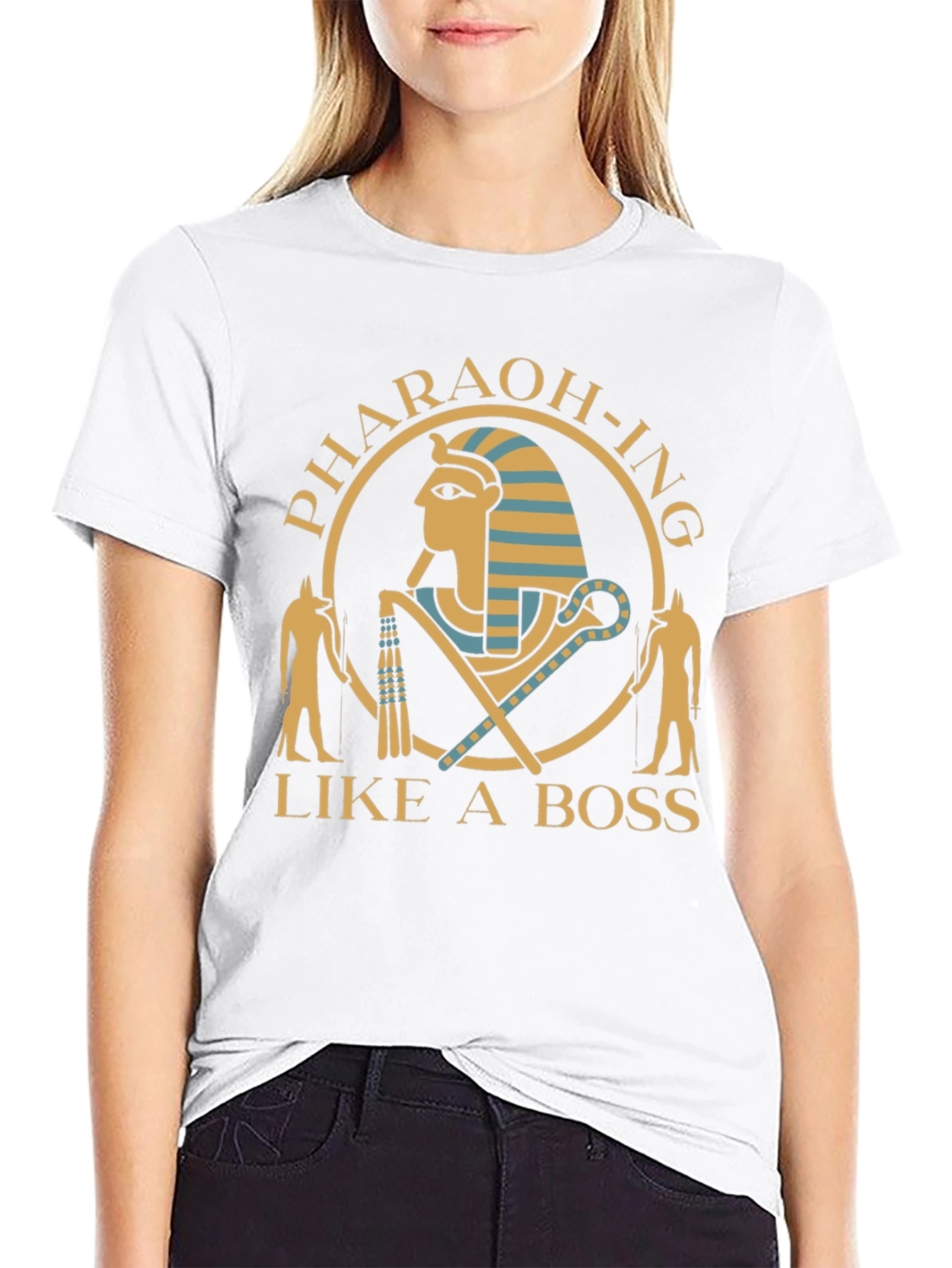 Pharaoh-ing Like A Boss Black T-Shirt