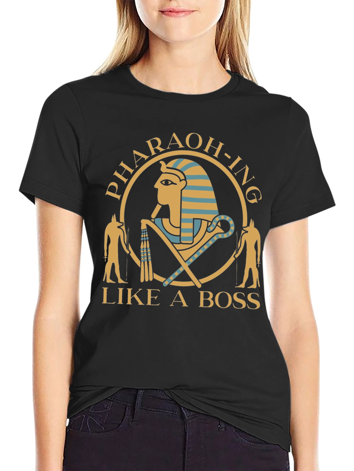 Pharaoh-ing Like A Boss Black T-Shirt
