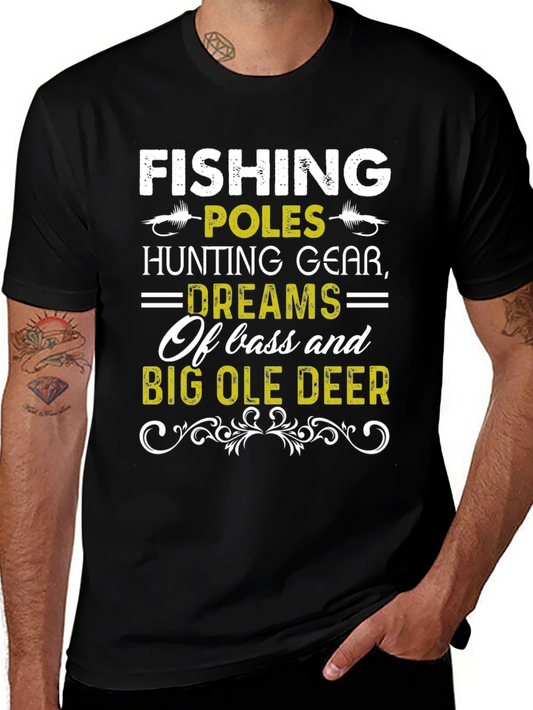 Fishing Hunting Dreams Graphic T-Shirt