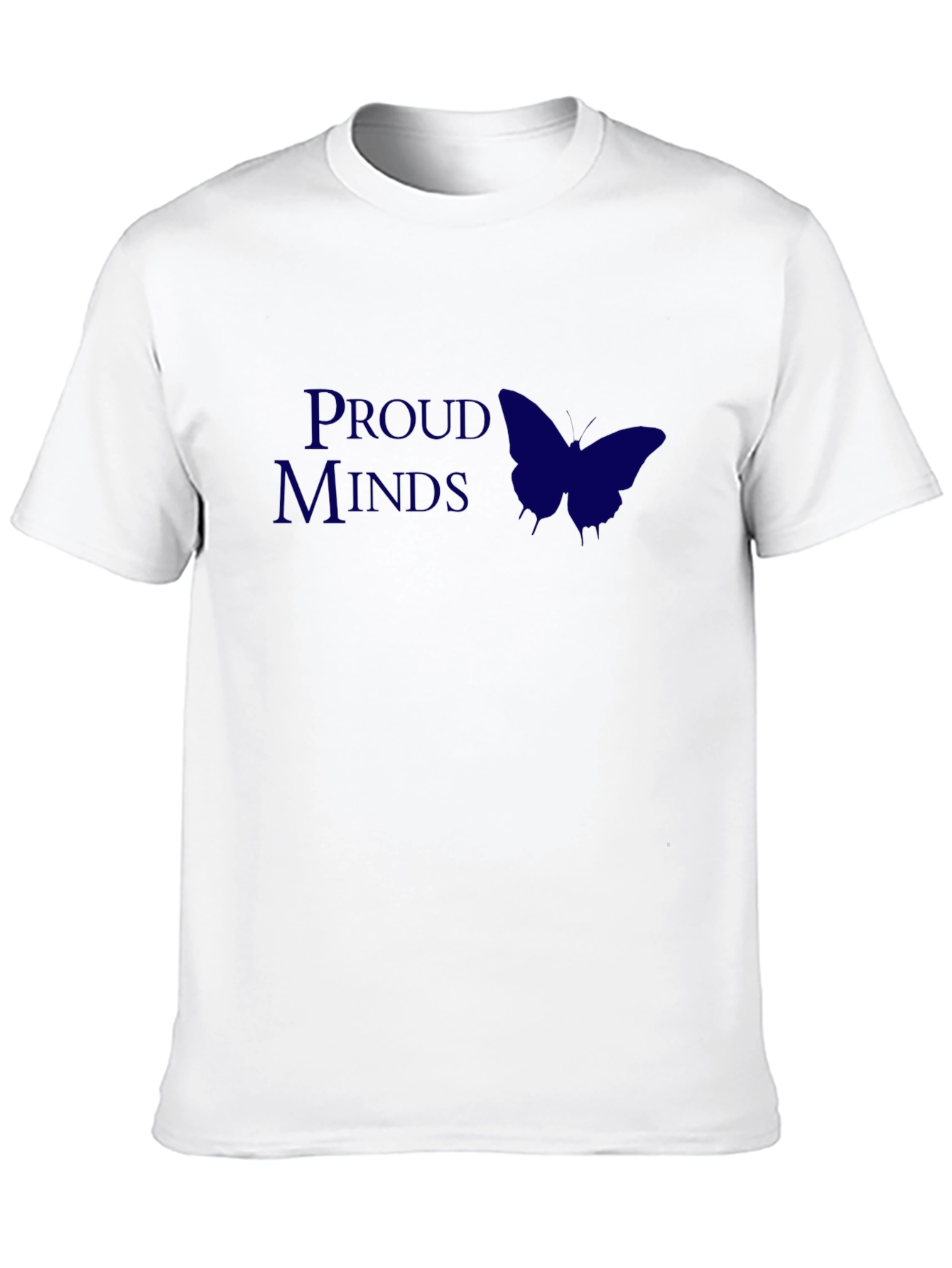 Proud Minds Graphic Tee - Butterfly Design