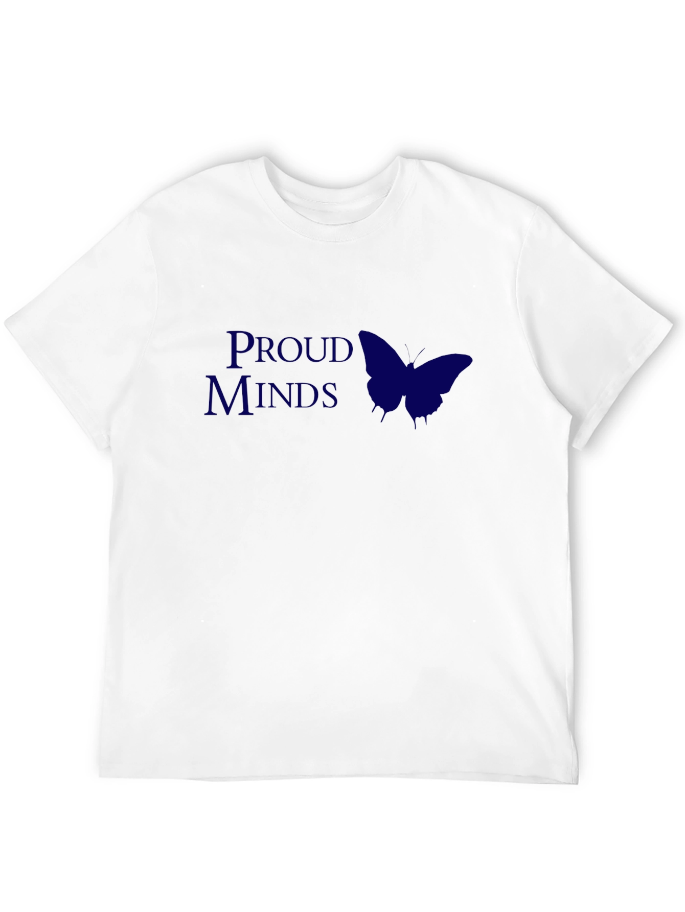 Proud Minds Graphic Tee - Butterfly Design