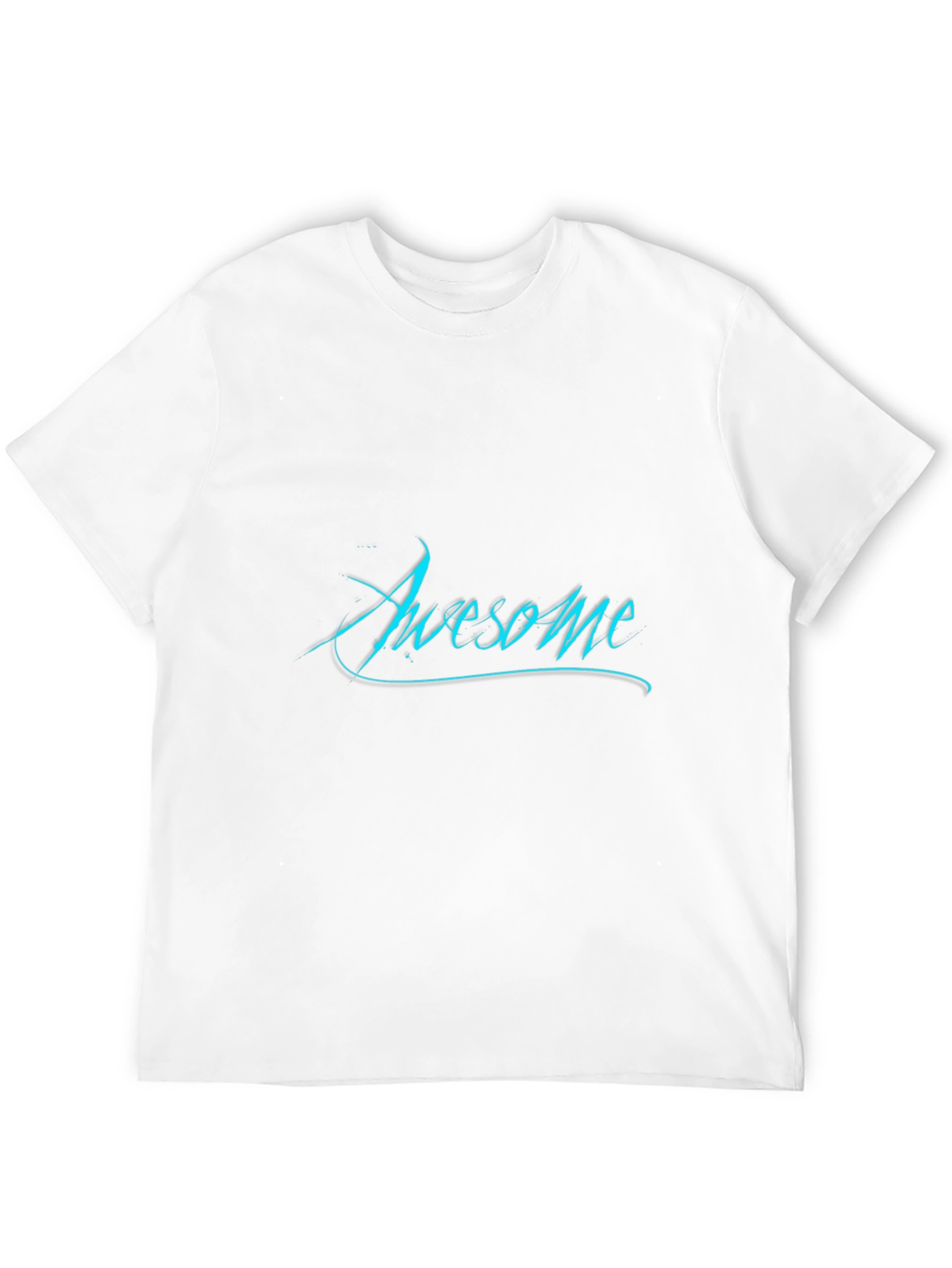 Awesome Graphic Print Black T-Shirt