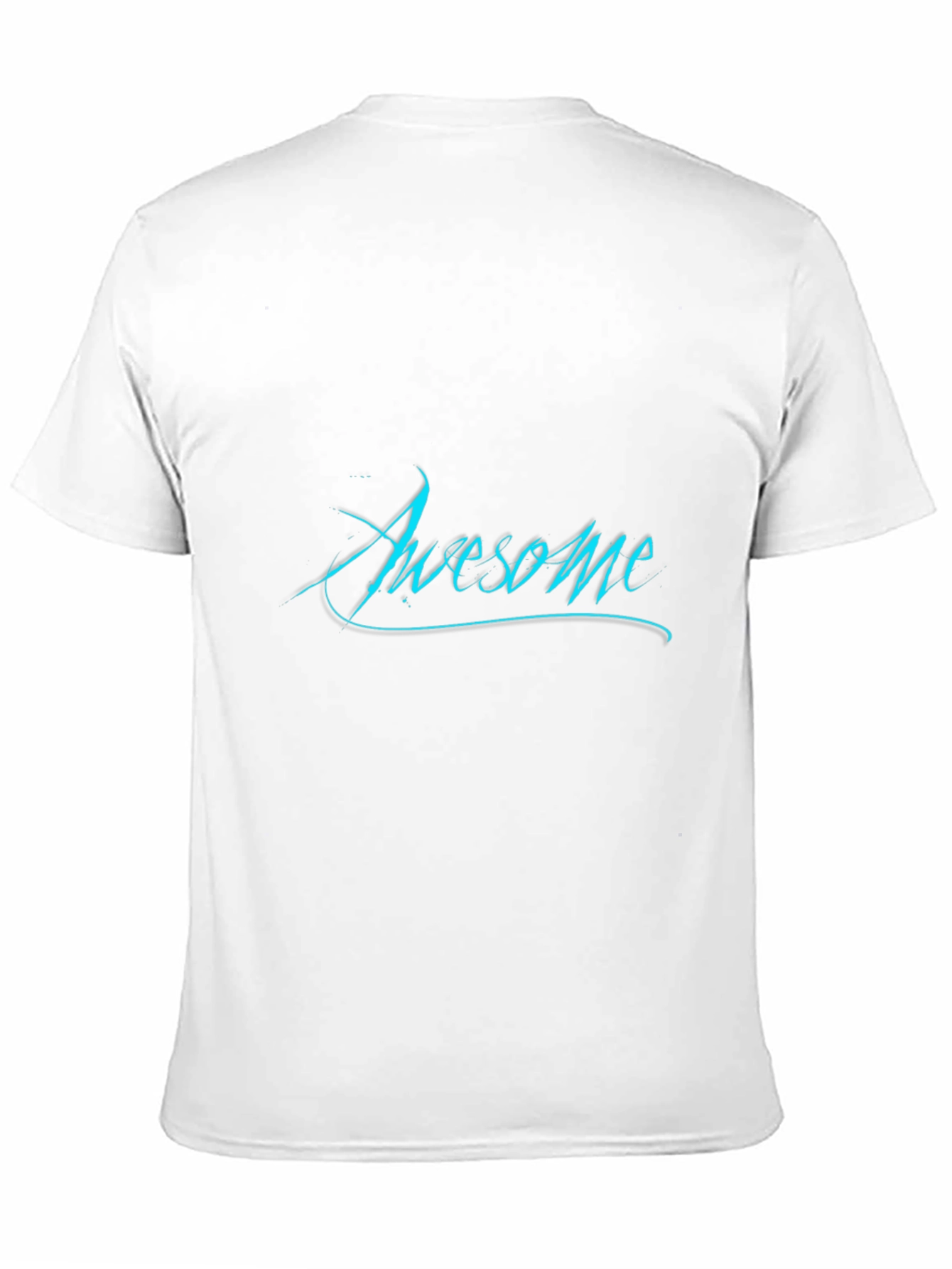 Awesome Graphic Print Black T-Shirt
