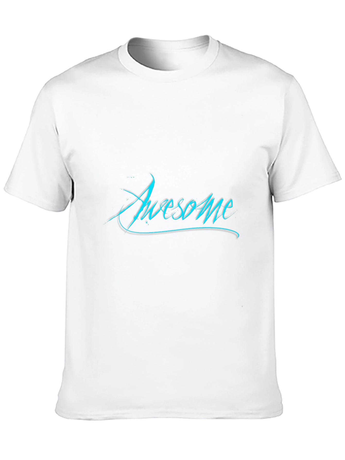 Awesome Graphic Print Black T-Shirt