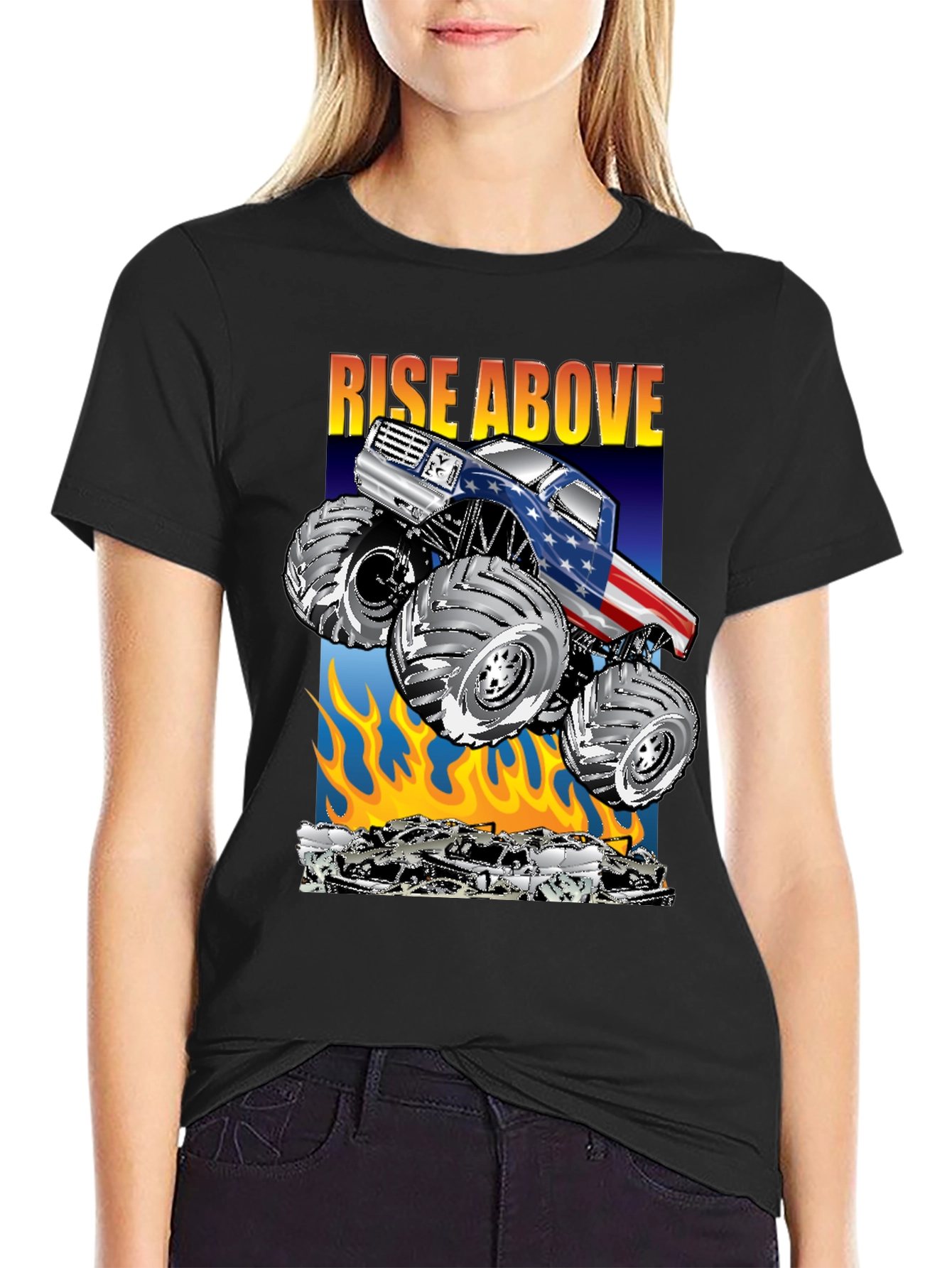 Rise Above Monster Truck T-Shirt