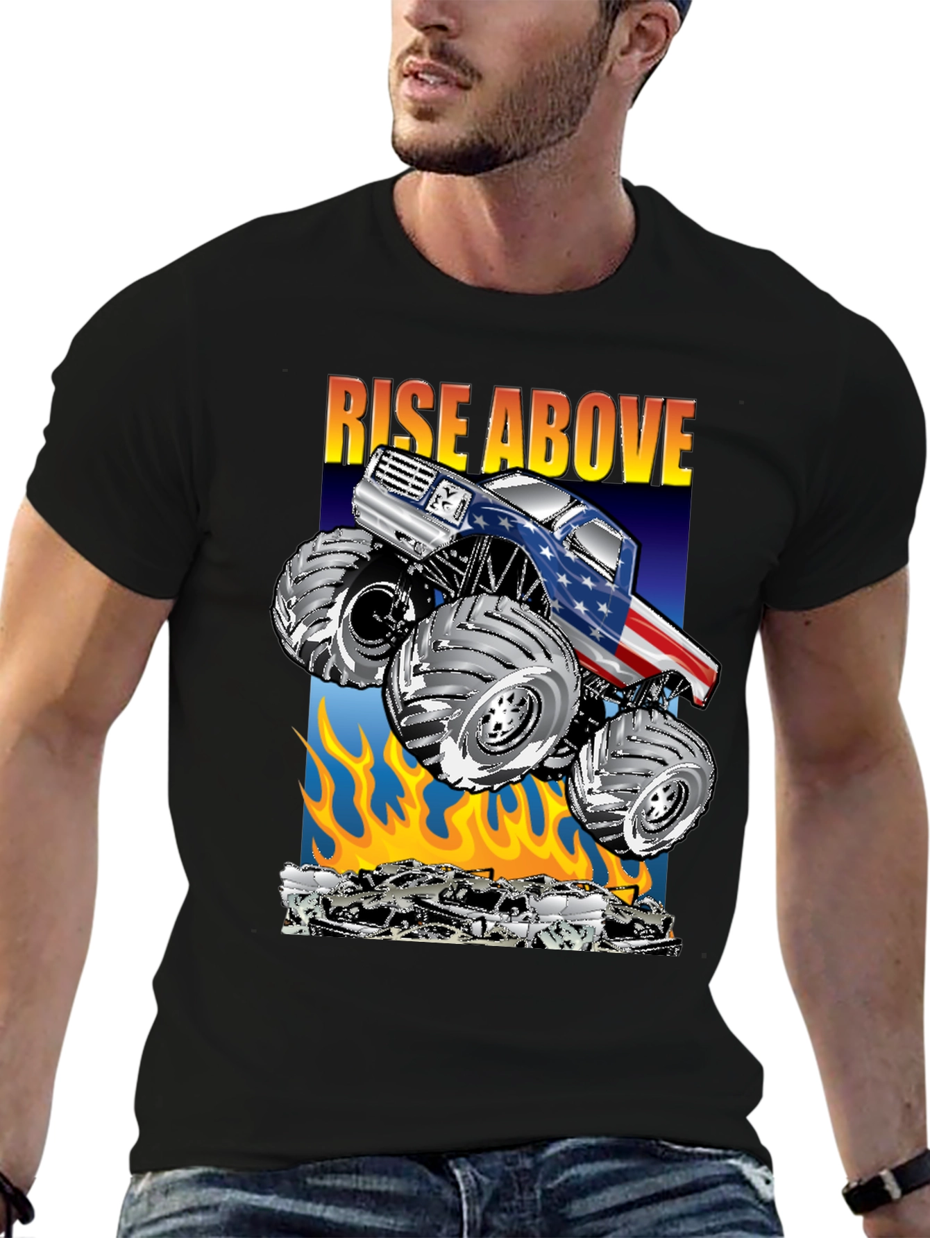 Rise Above Monster Truck T-Shirt