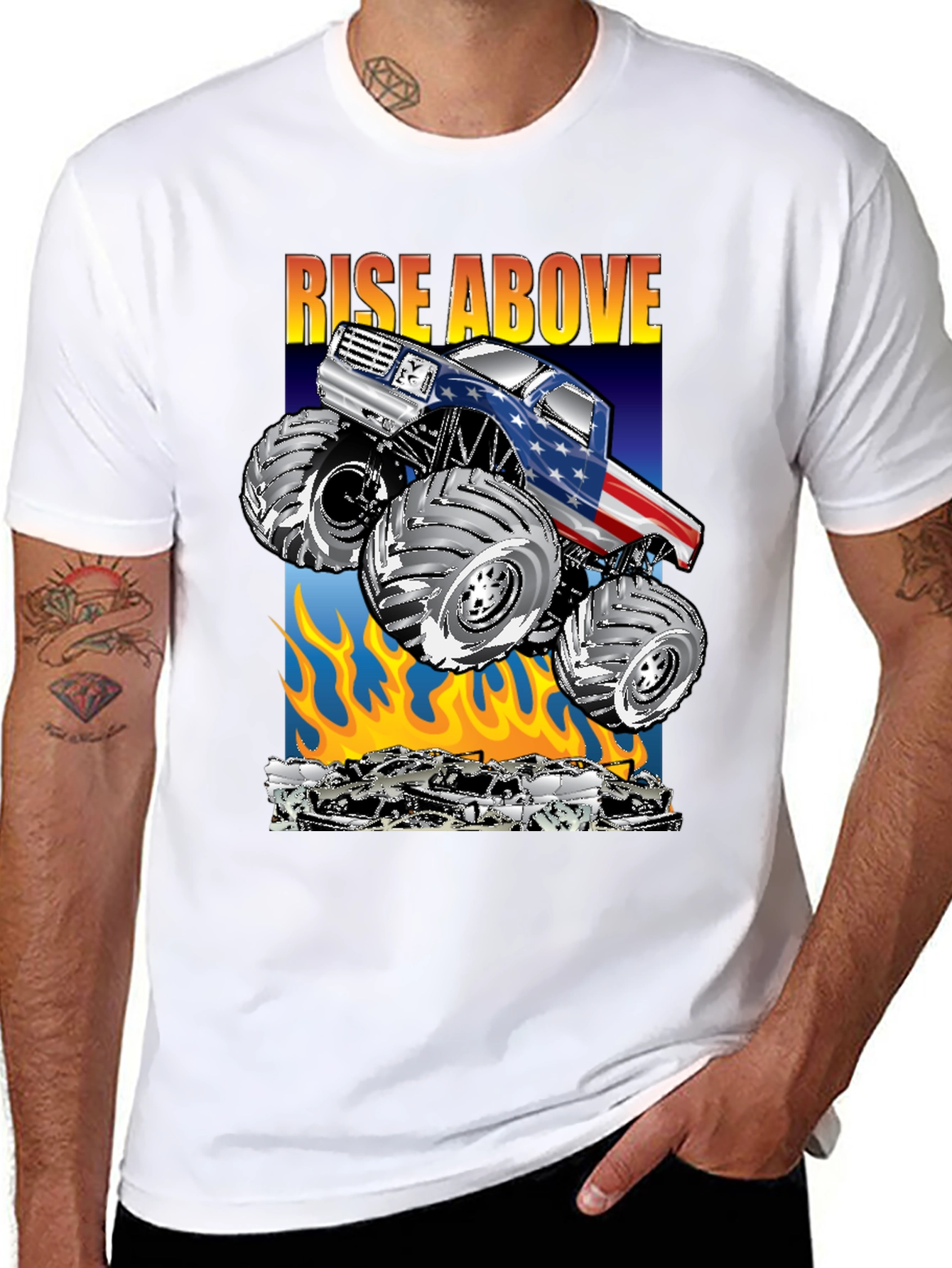Rise Above Monster Truck T-Shirt