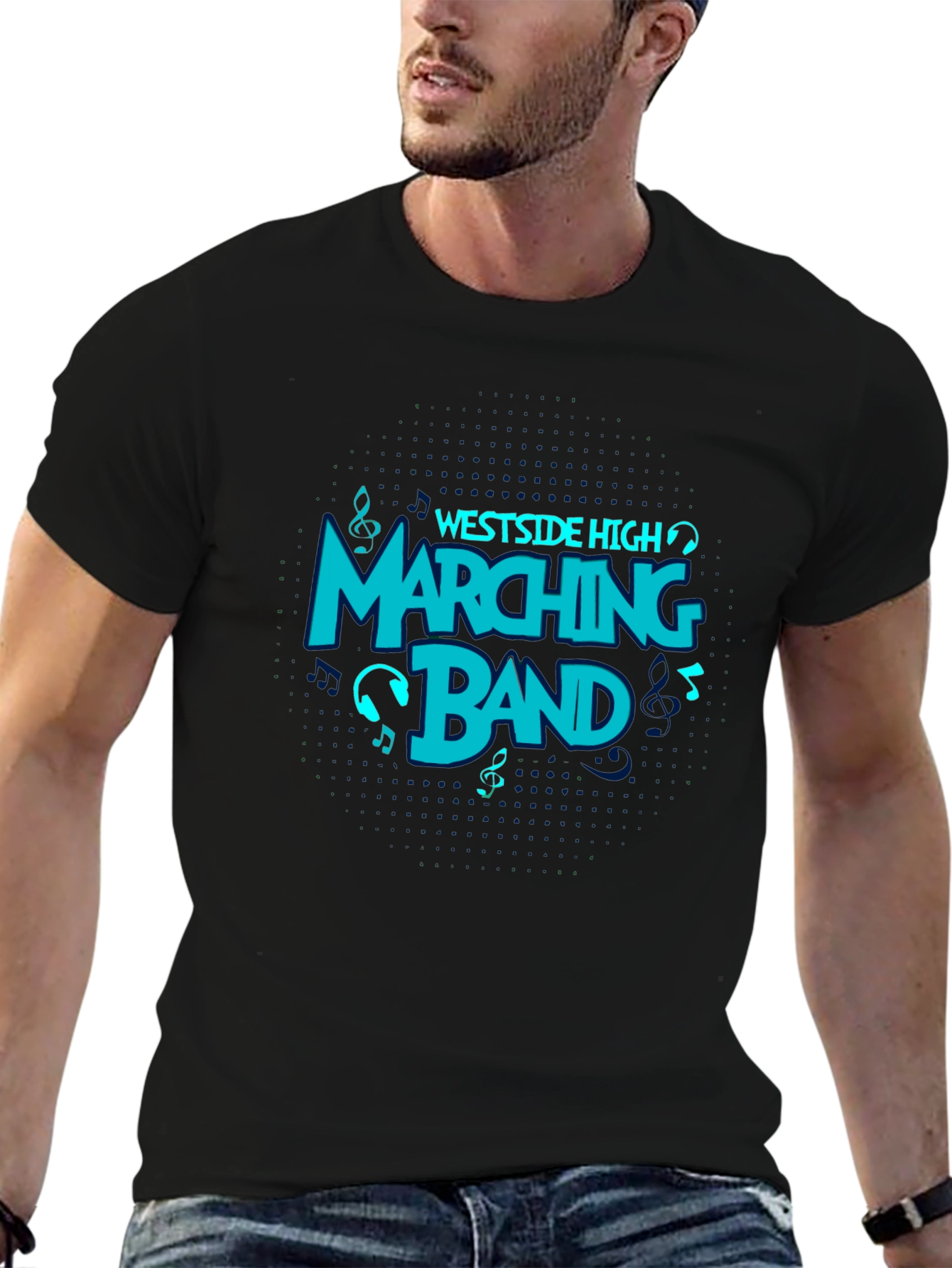 Westside High Marching Band Black T-Shirt