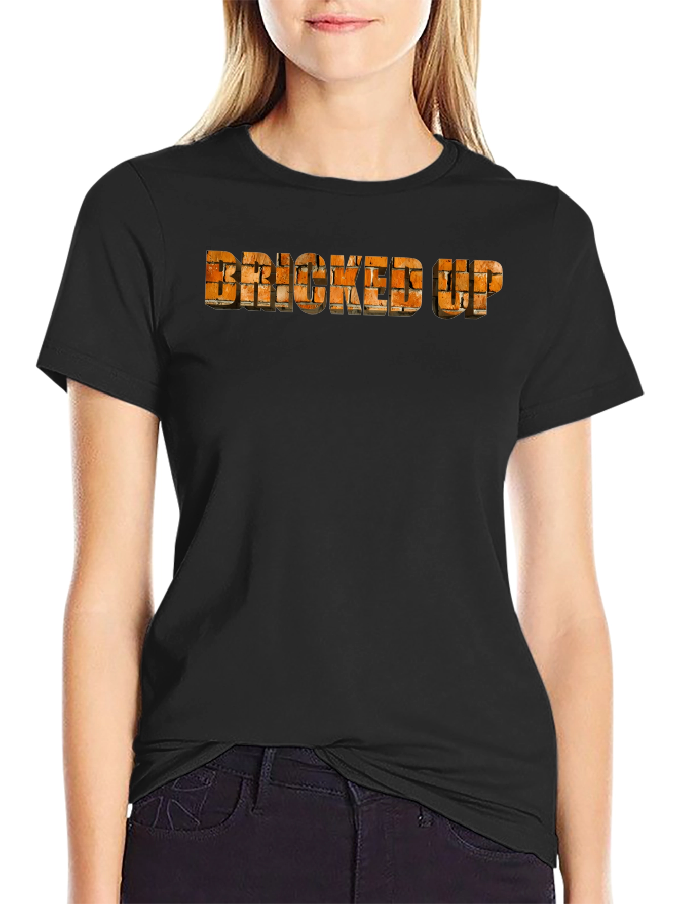 Bricked Up Graphic Tee - Novelty T-Shirt