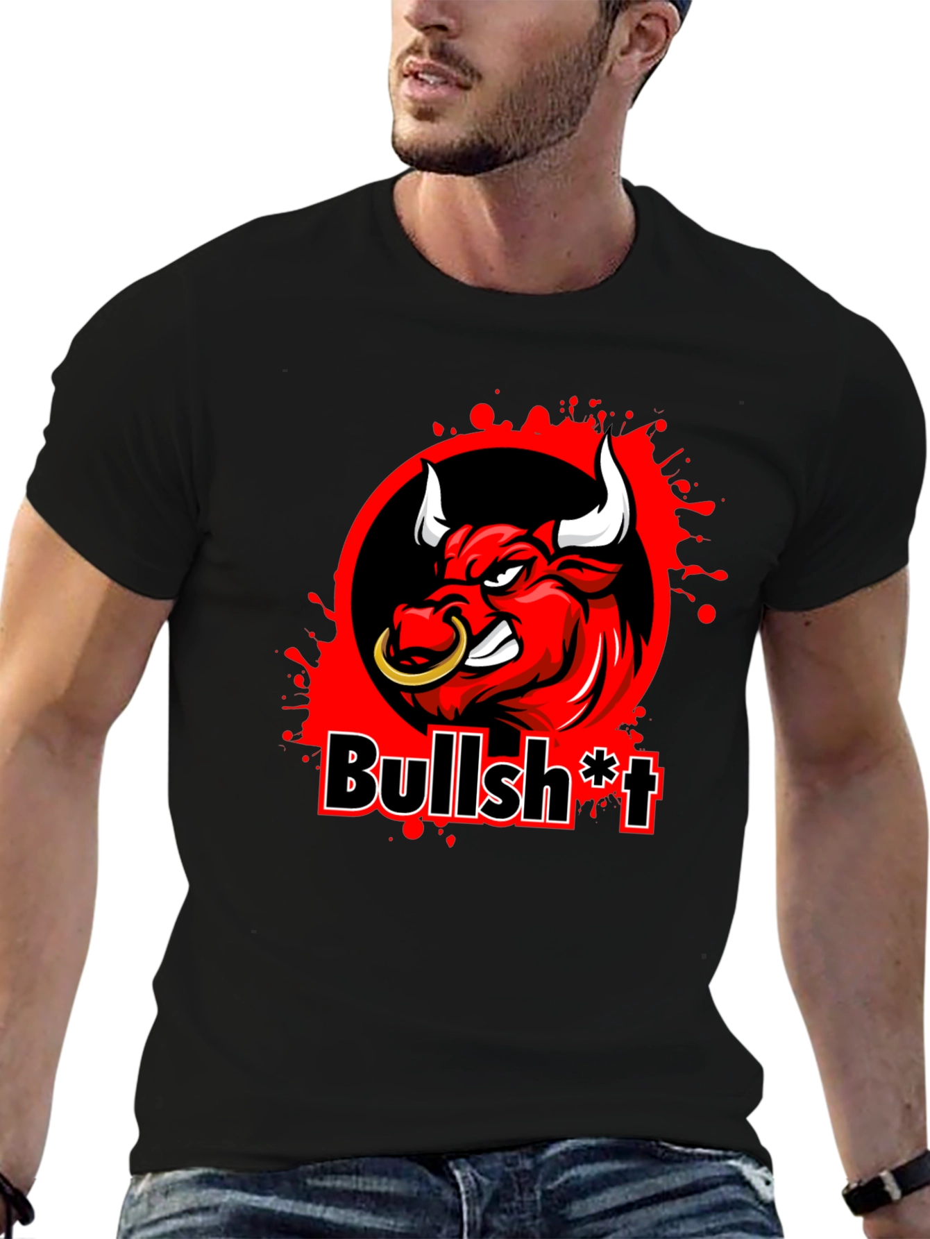 Bullsh*t Graphic Tee - Bold Statement T-Shirt
