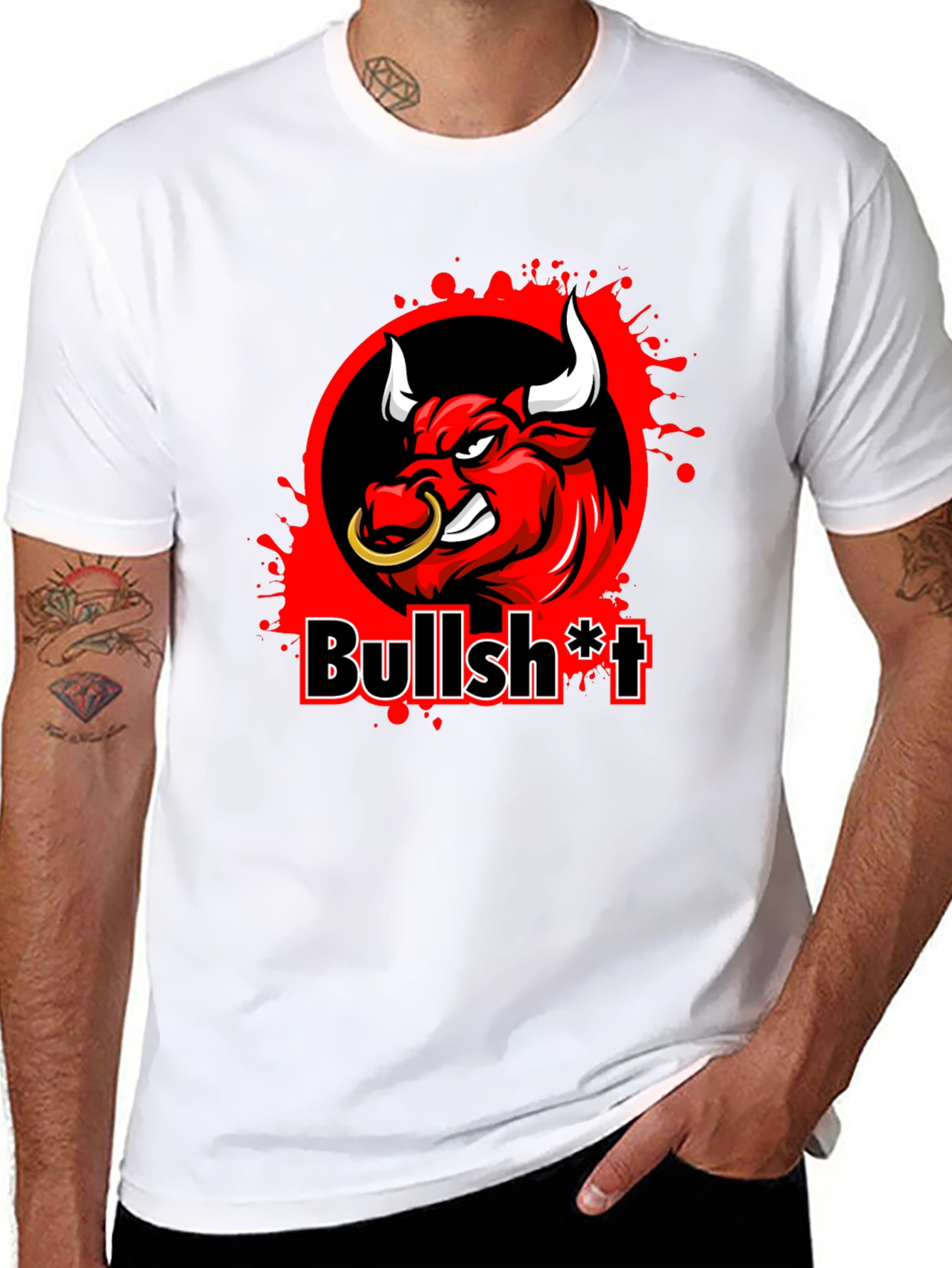 Bullsh*t Graphic Tee - Bold Statement T-Shirt