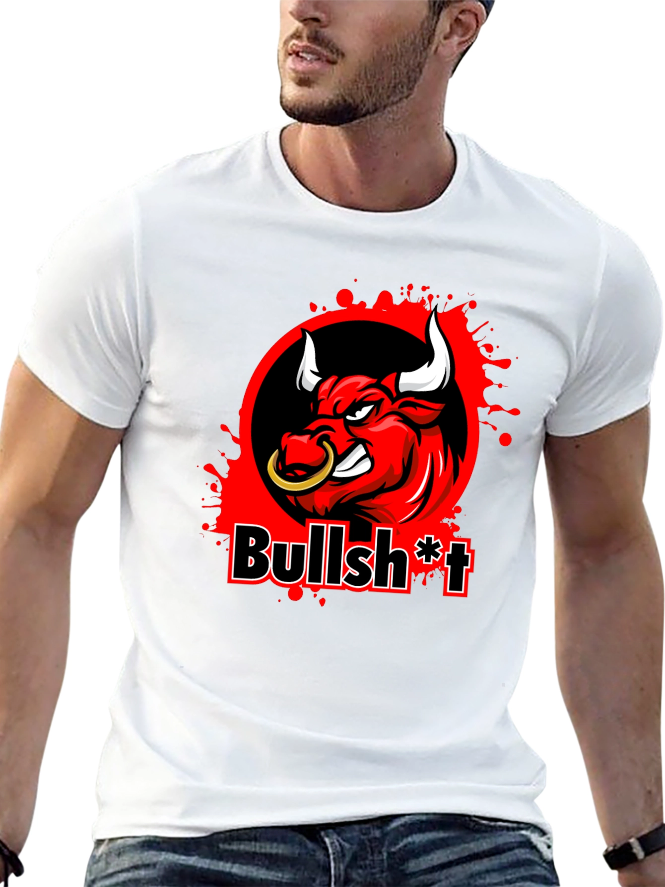 Bullsh*t Graphic Tee - Bold Statement T-Shirt
