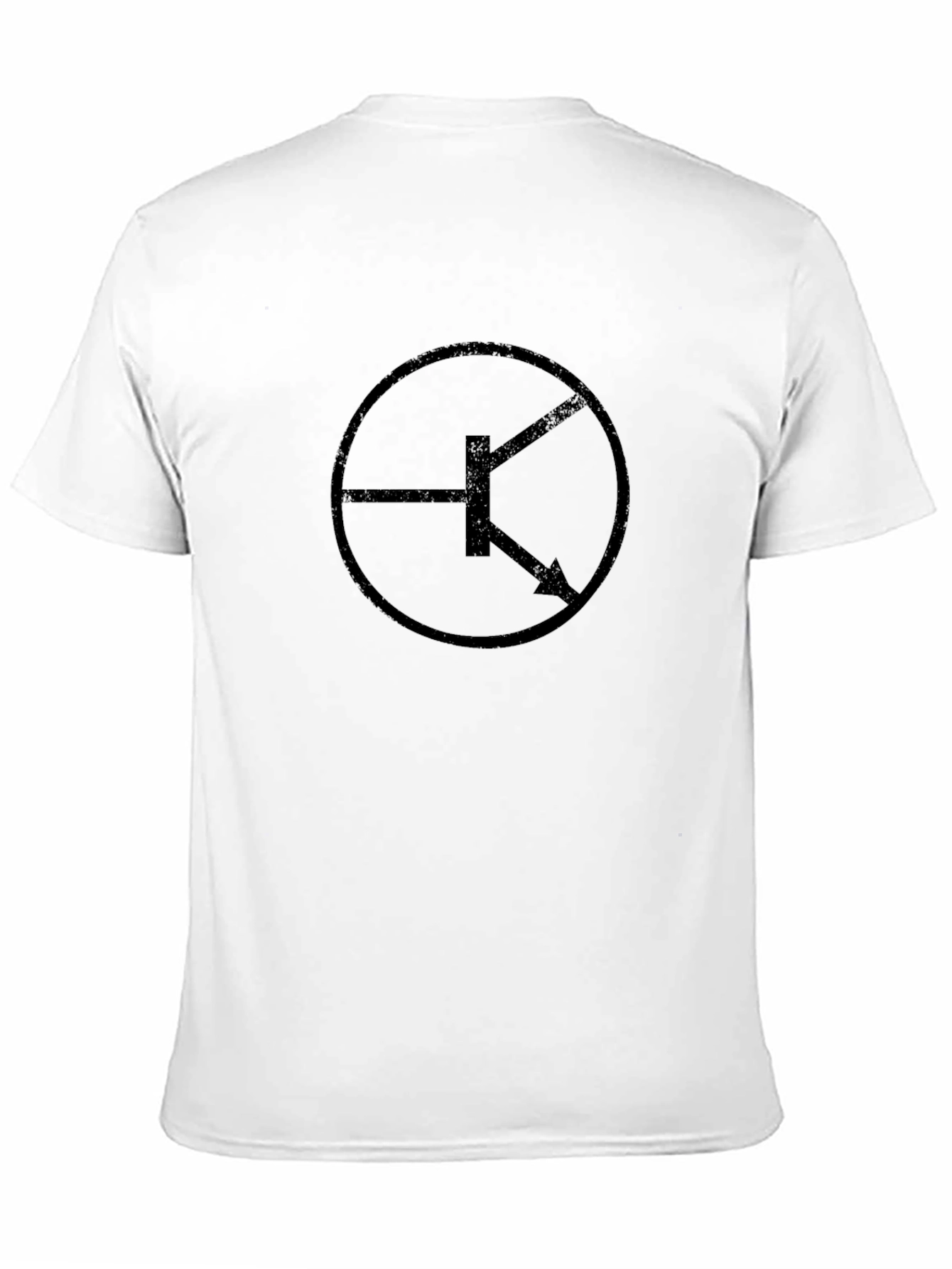 Black Transistor Circuit Symbol Graphic Tee