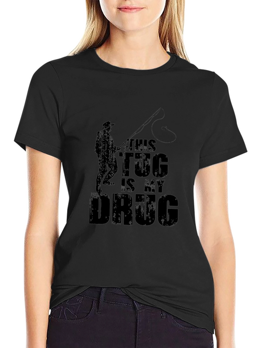 This Tug Is My Drug Black Graphic Tee