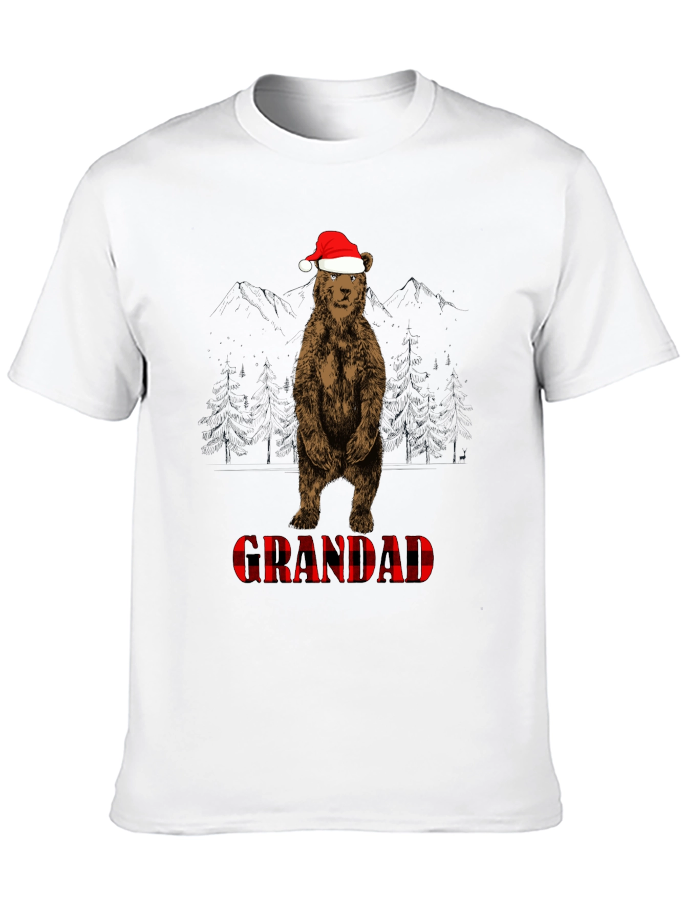 Grandad Bear Christmas T-Shirt