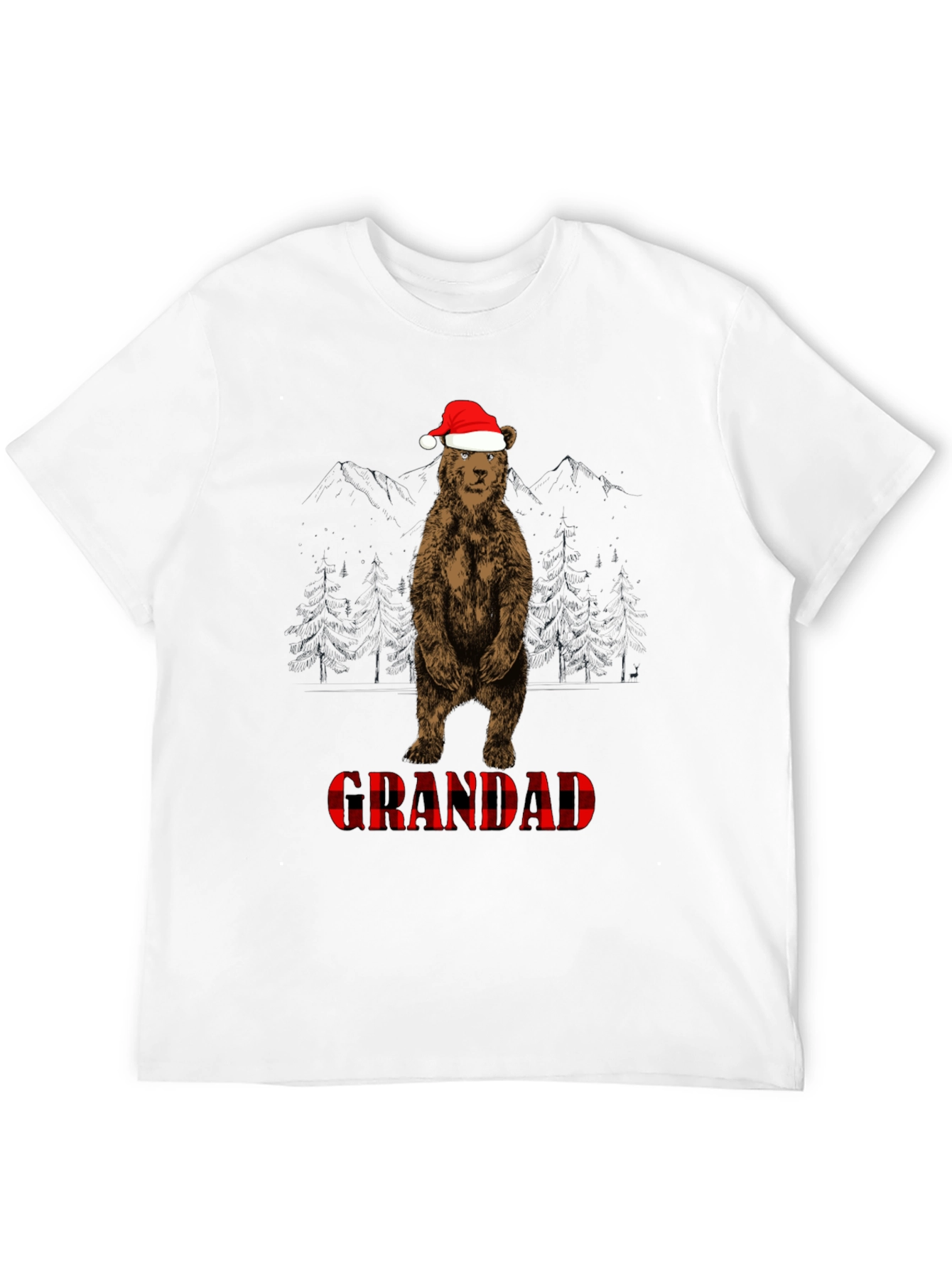 Grandad Bear Christmas T-Shirt