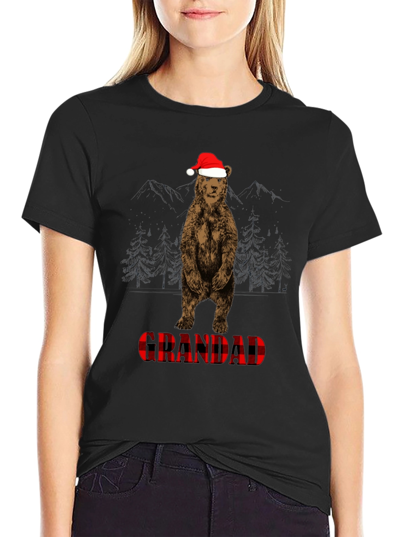 Grandad Bear Christmas T-Shirt