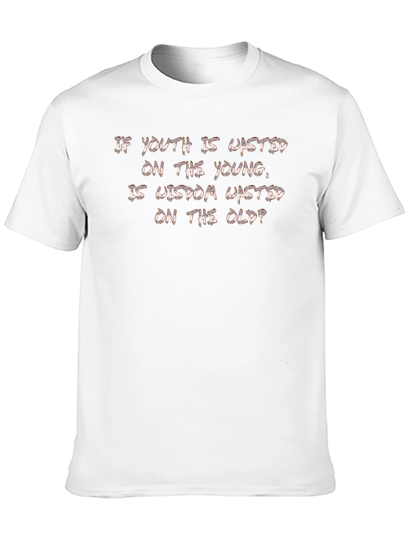 Wasted Wisdom Graphic T-Shirt