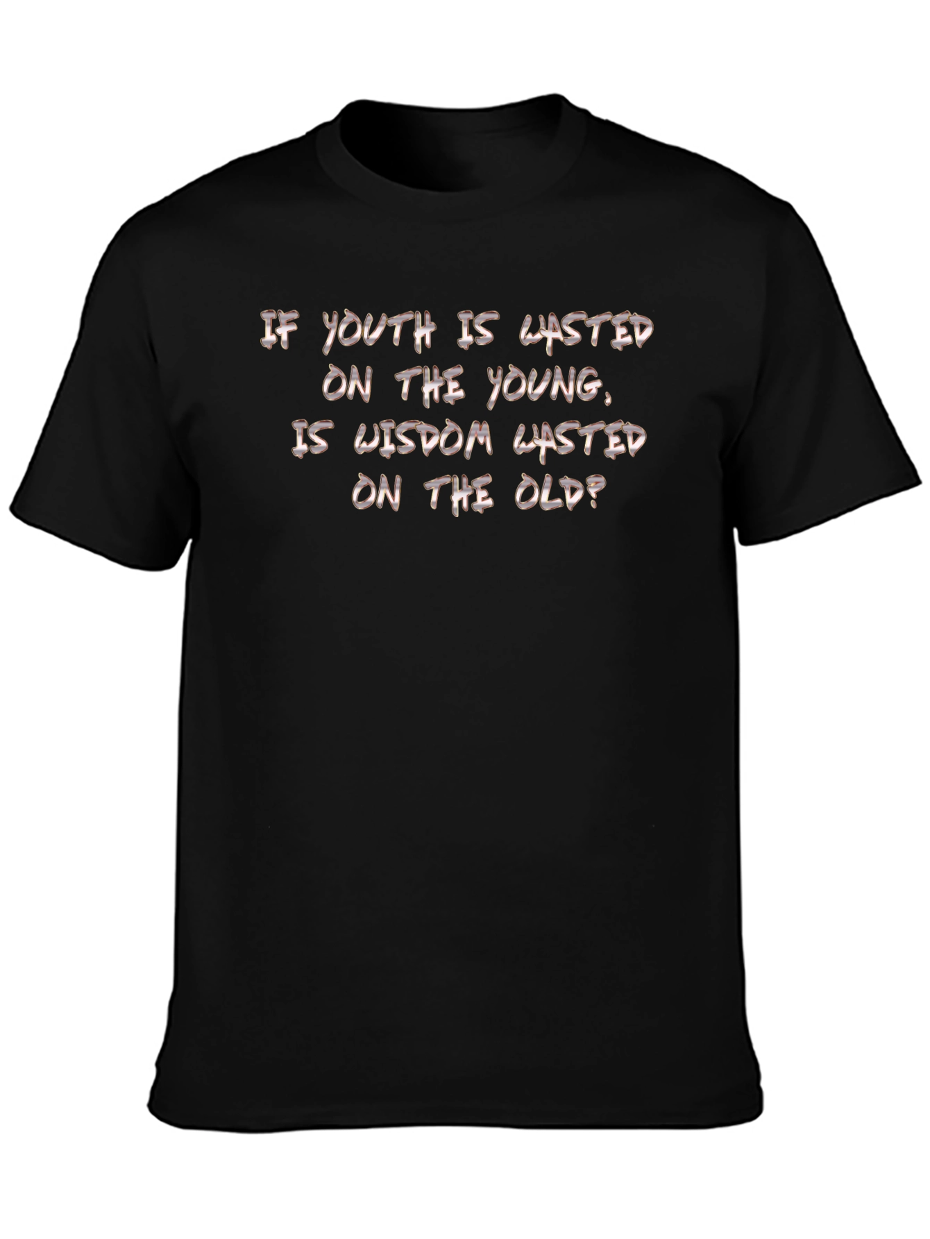 Wasted Wisdom Graphic T-Shirt