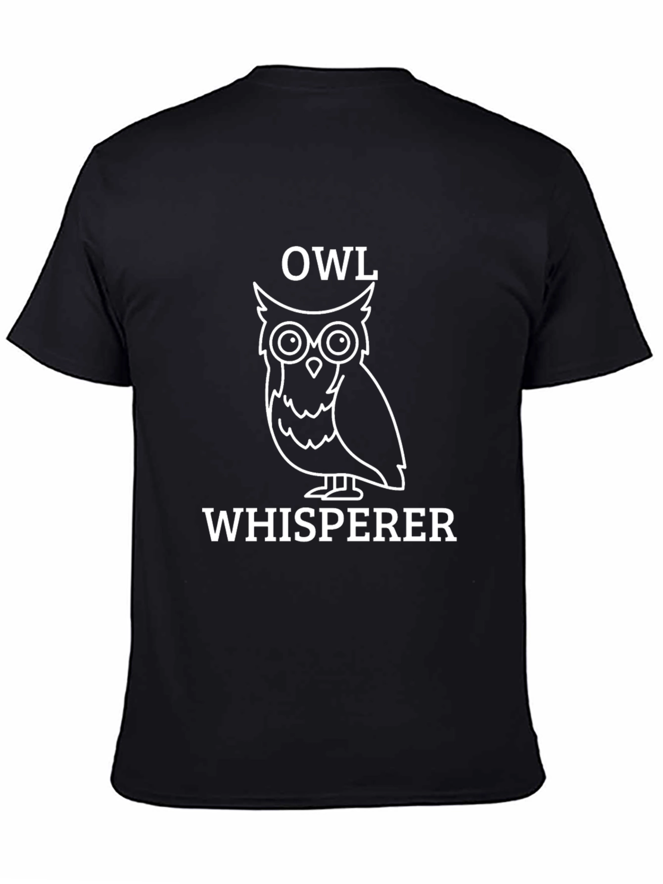 Owl Whisperer Black Graphic Tee