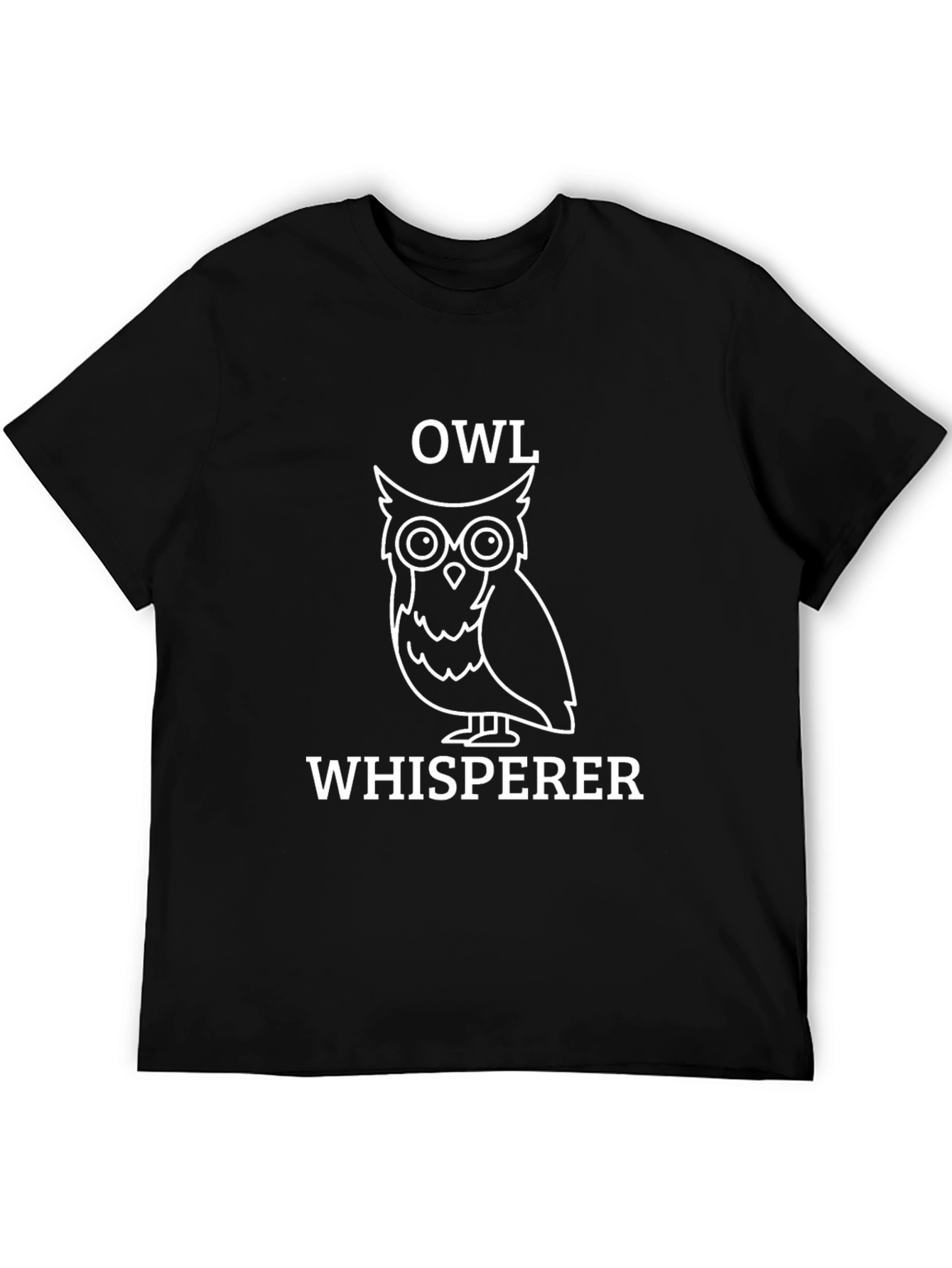Owl Whisperer Black Graphic Tee