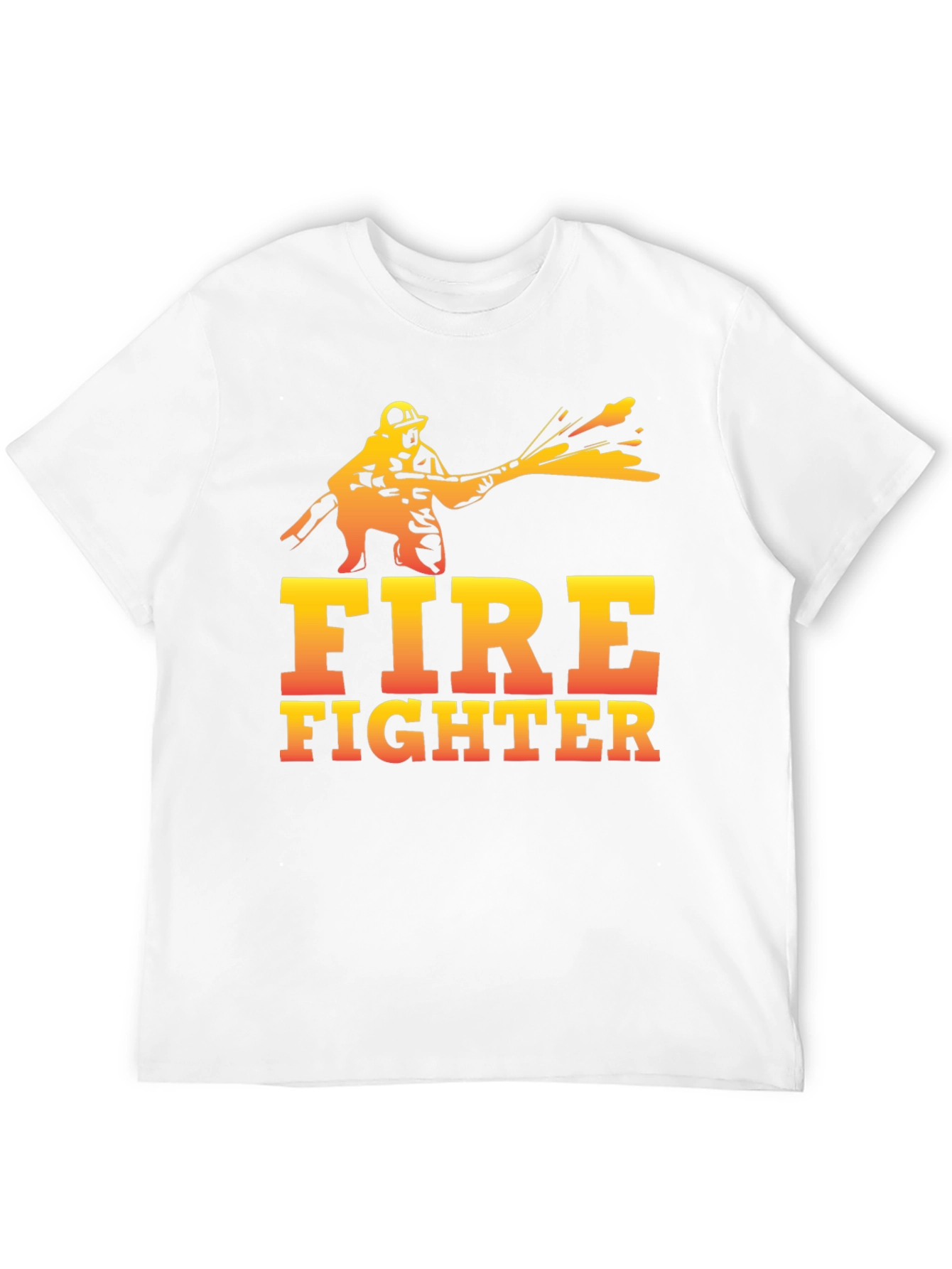 Firefighter Graphic Print Tee - Heroic Design