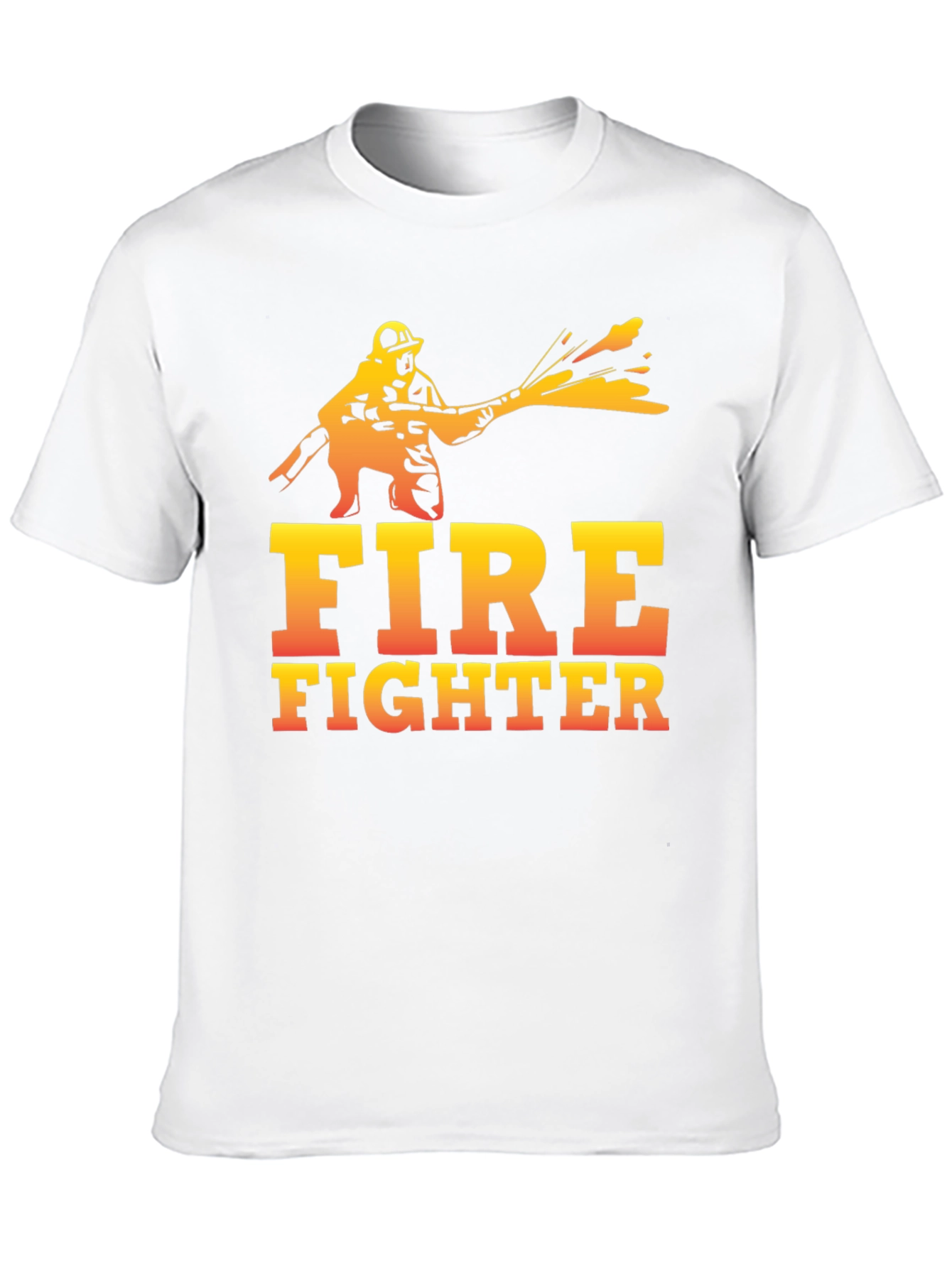 Firefighter Graphic Print Tee - Heroic Design