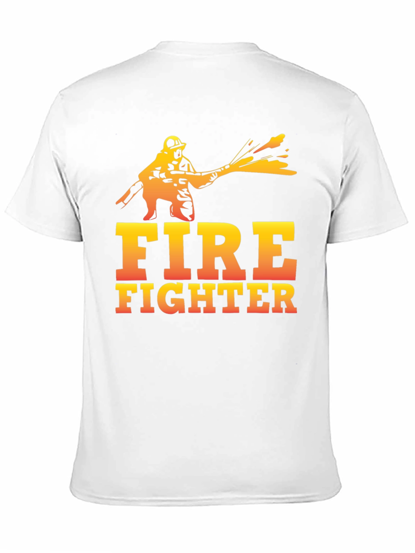 Firefighter Graphic Print Tee - Heroic Design