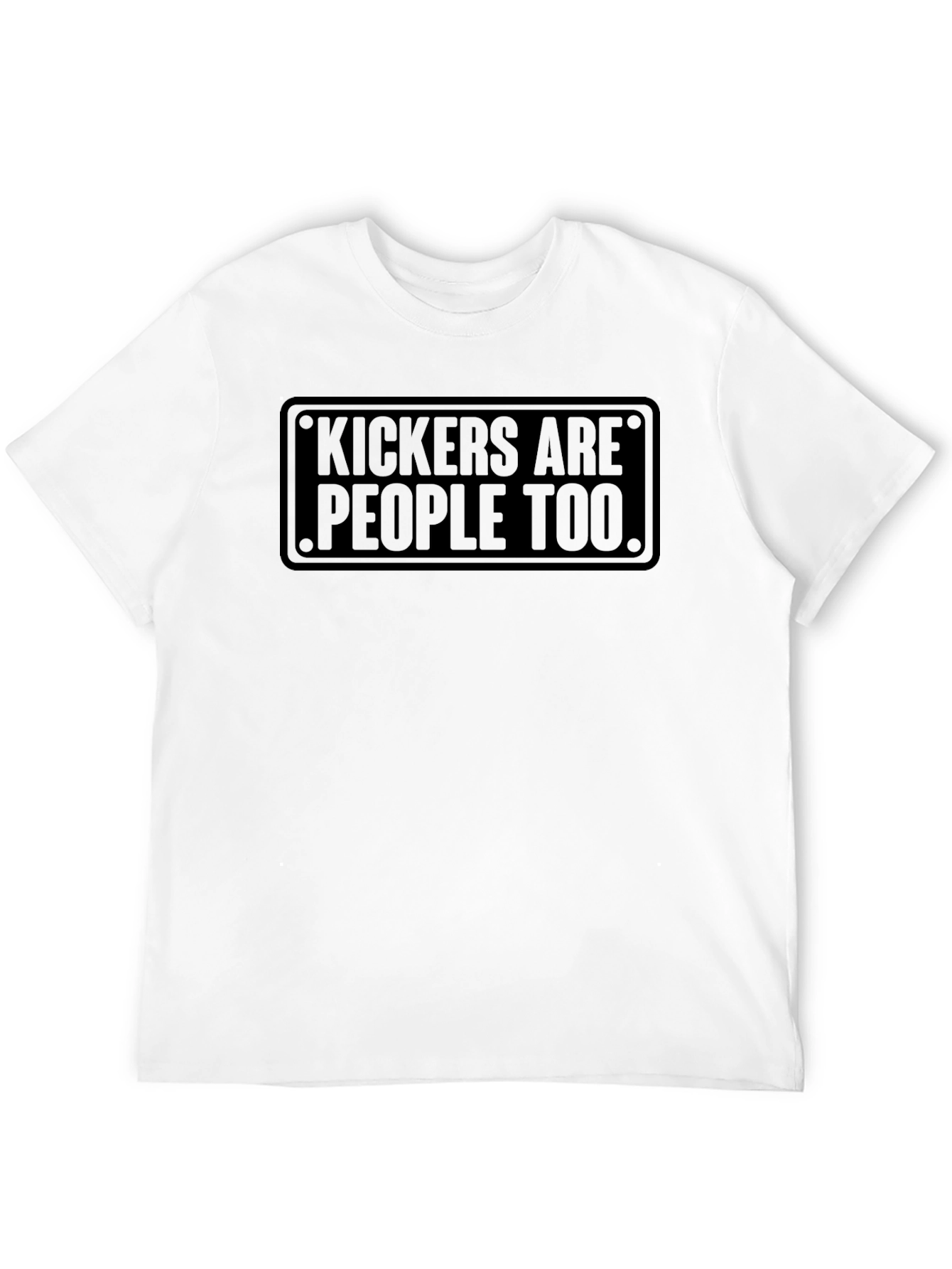 Kickers Are People Too T-Shirt Funny Football Tee