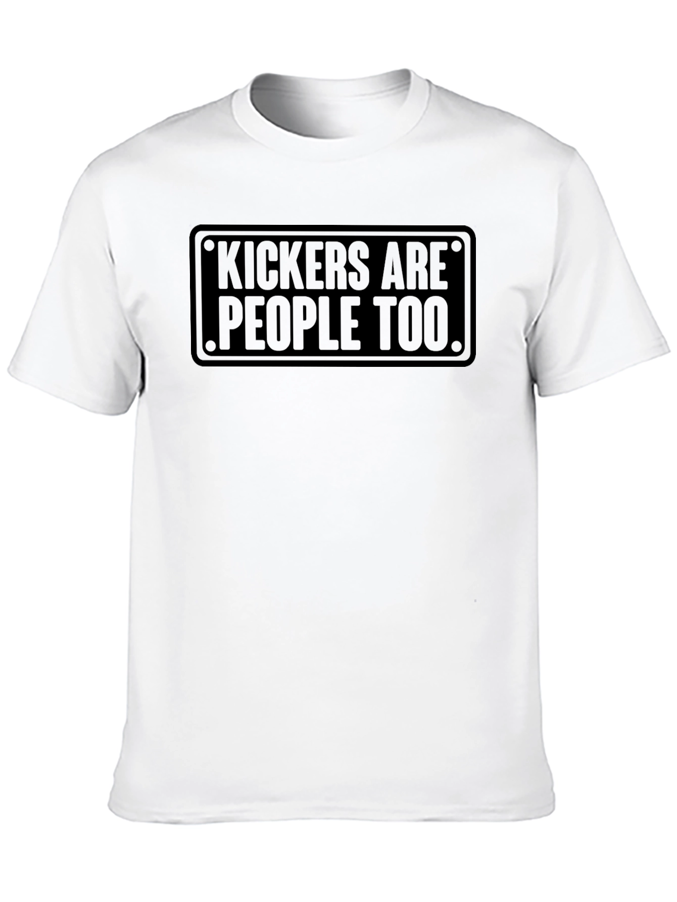 Kickers Are People Too T-Shirt Funny Football Tee