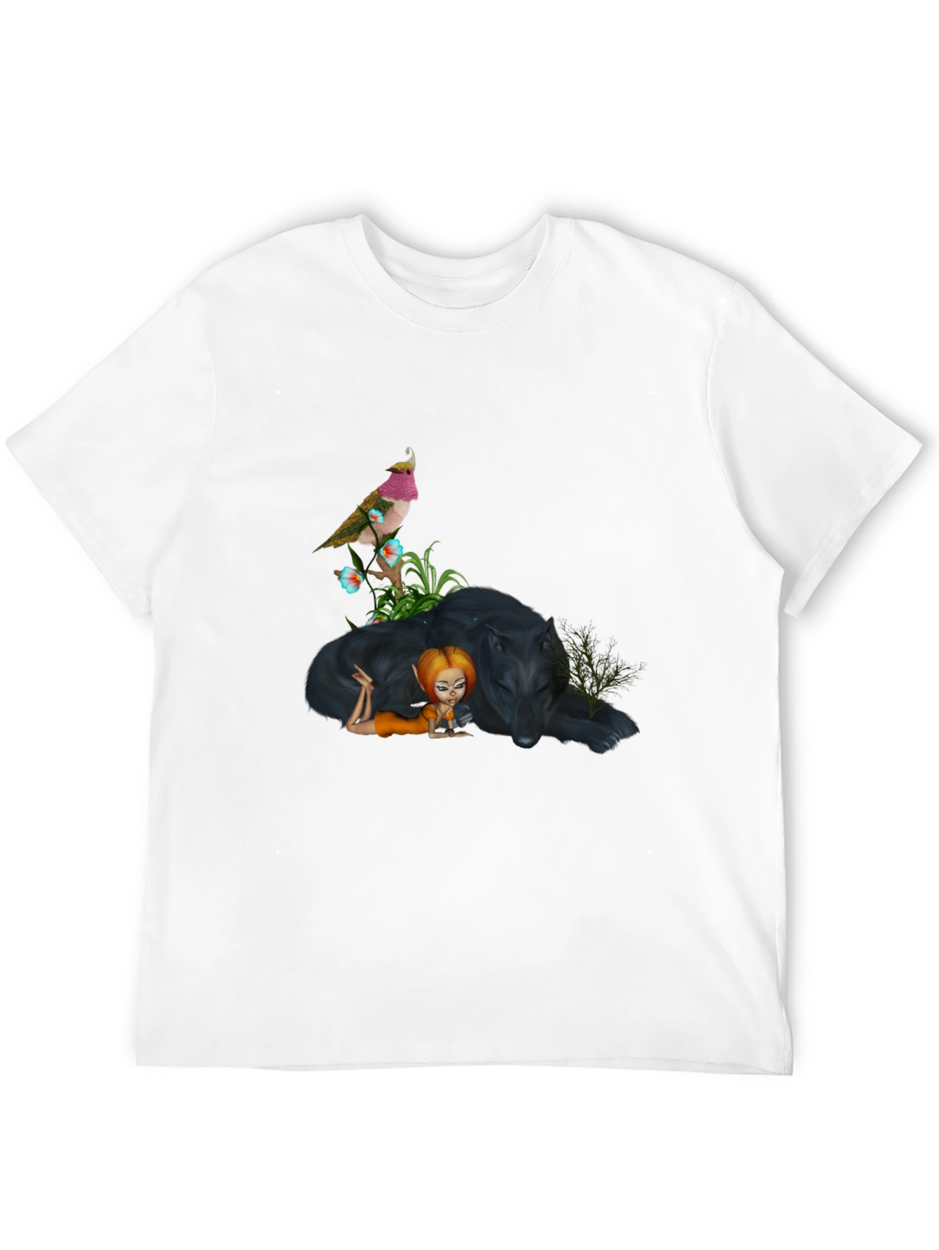 Fantasy Art Black T-Shirt