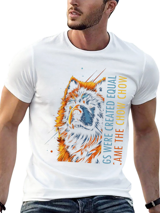 Chow Chow Dog Graphic Tee - All Were Created Equal