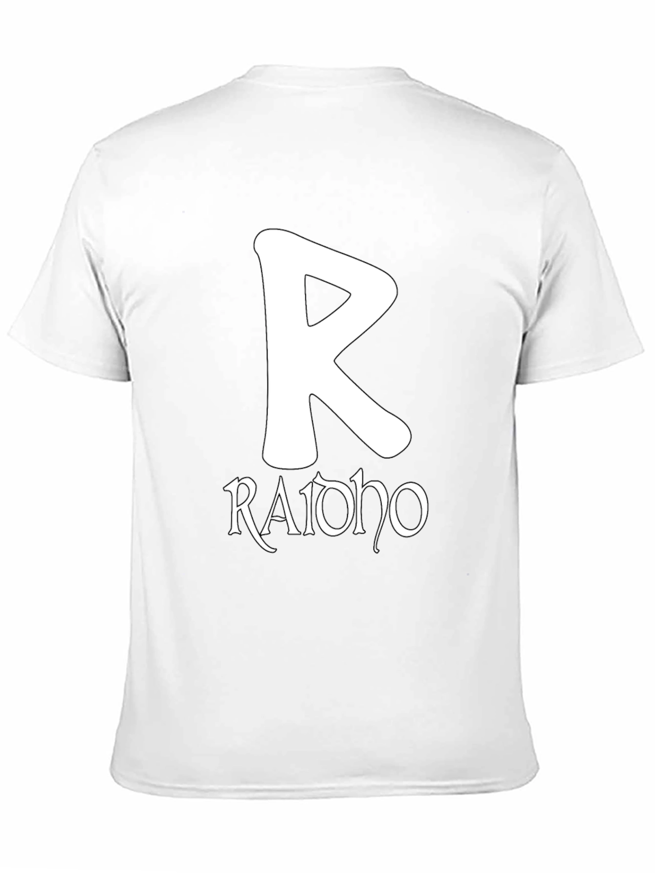 Raido Rune T-Shirt - Norse Viking Symbol Tee