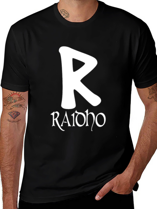 Raido Rune T-Shirt - Norse Viking Symbol Tee
