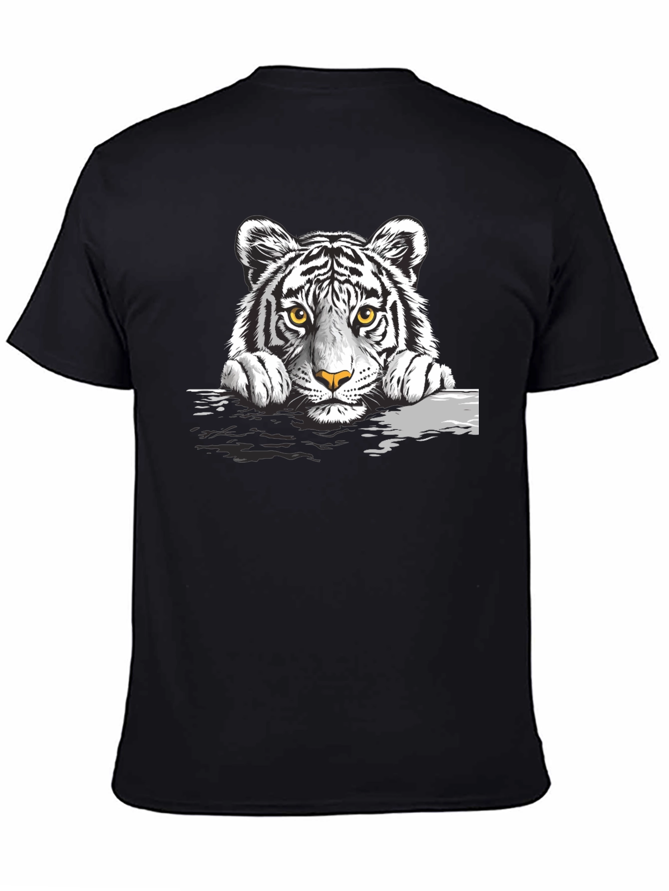 Tiger Graphic Black T-Shirt