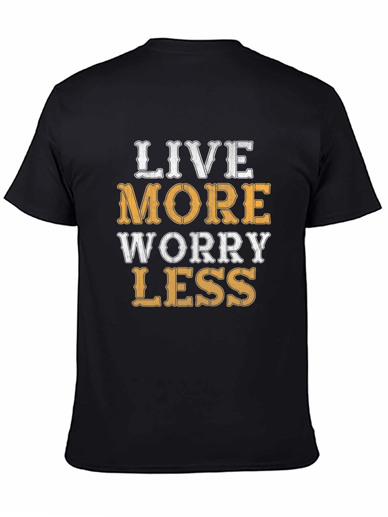 Live More Worry Less Graphic Tee
